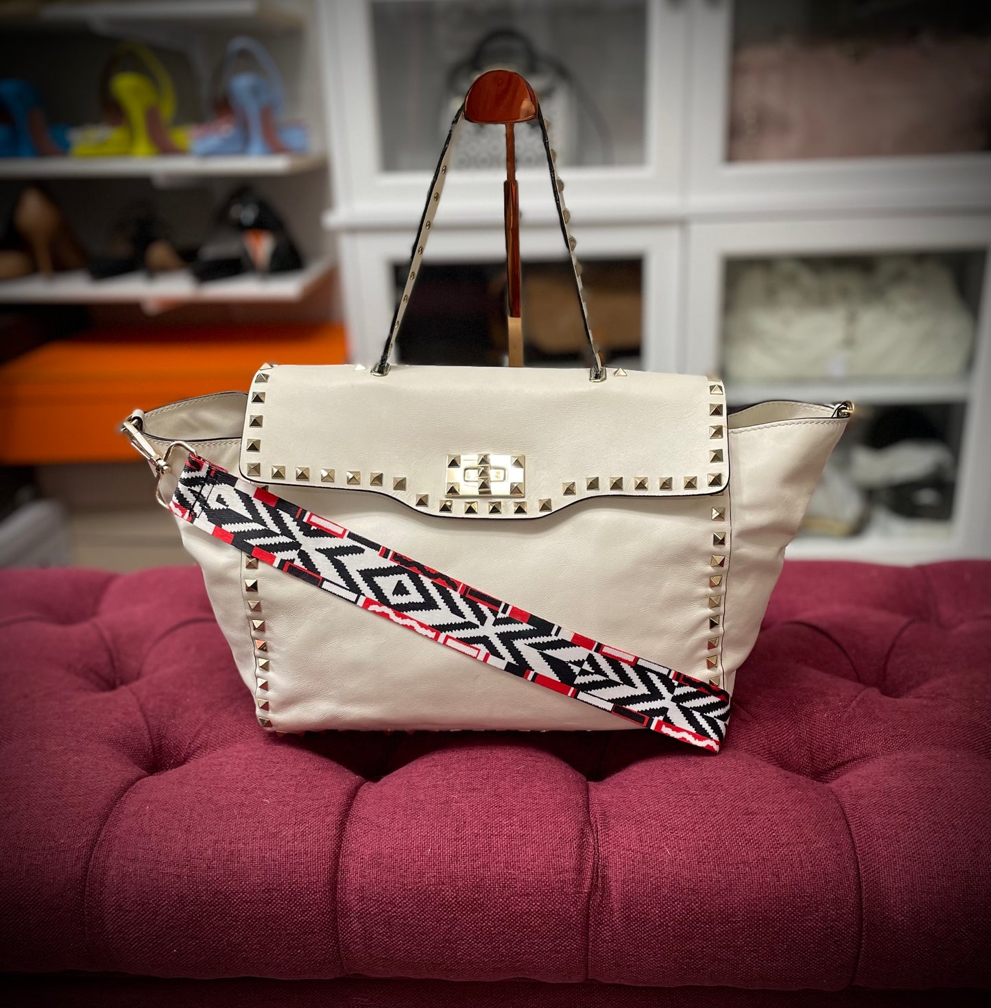 Valentino Rockstud Medium Tote