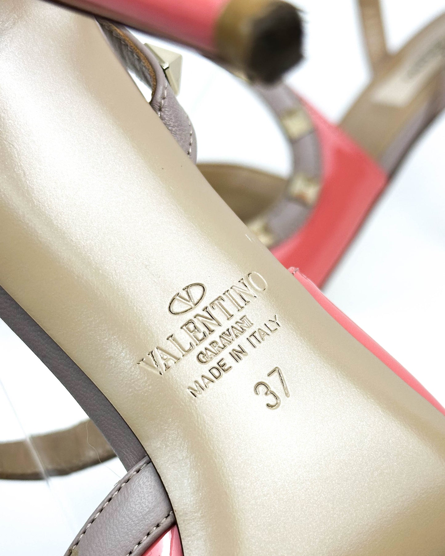 Valentino Rockstud Sandals- Size 37