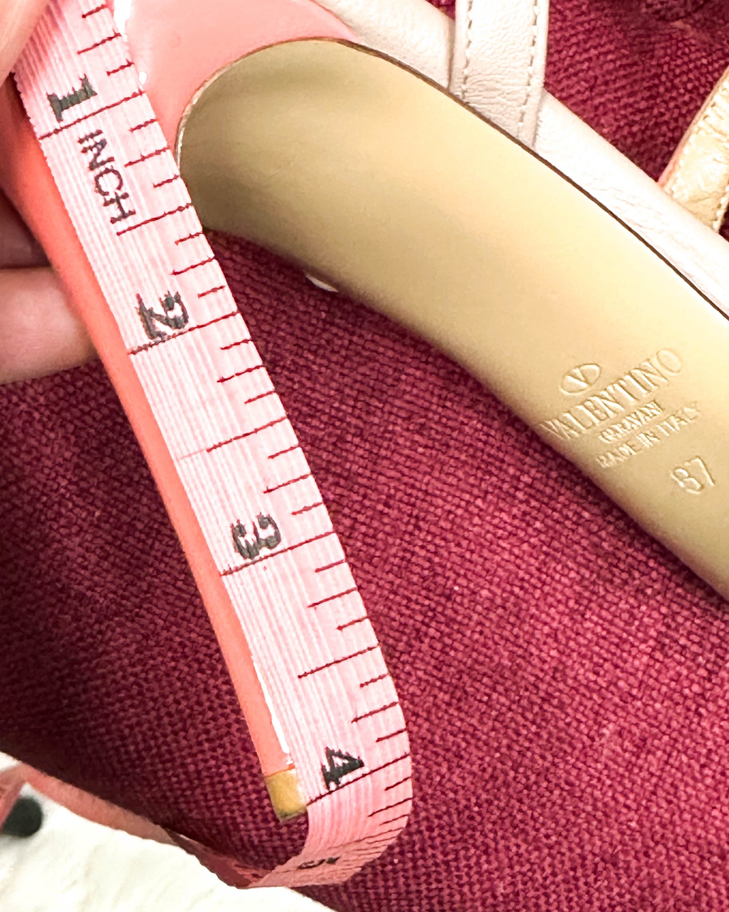Valentino Rockstud Sandals- Size 37