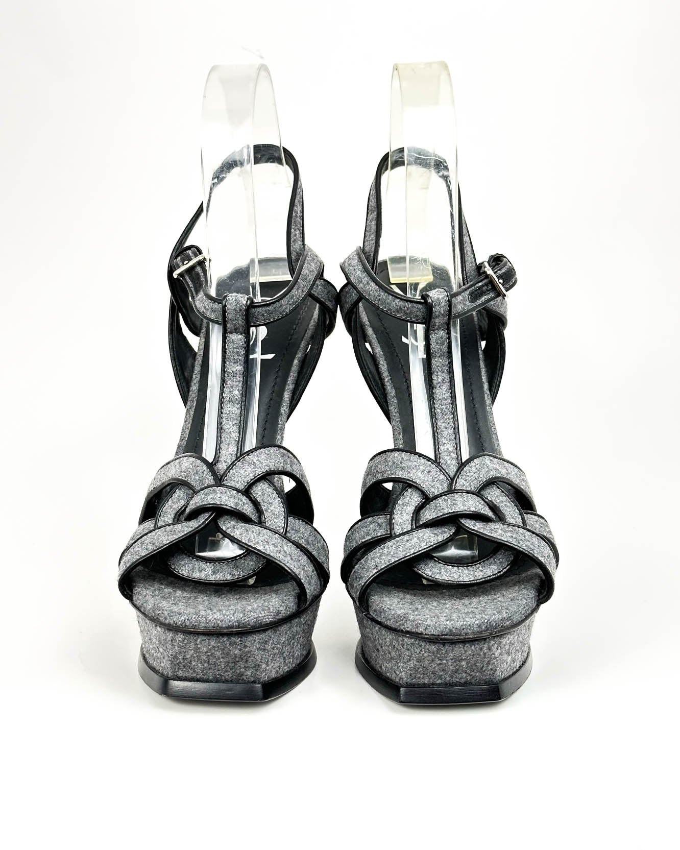 Saint Laurent Tribute Sandals- Size 38.5