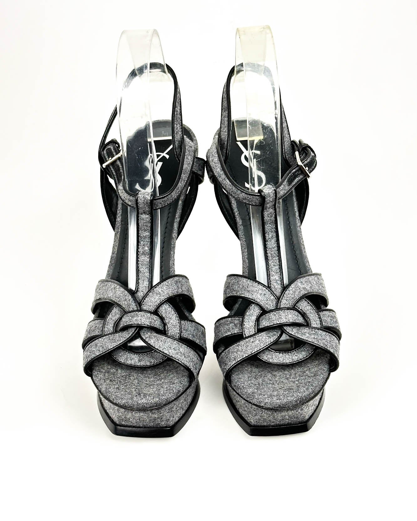 Saint Laurent Tribute Sandals- Size 38.5