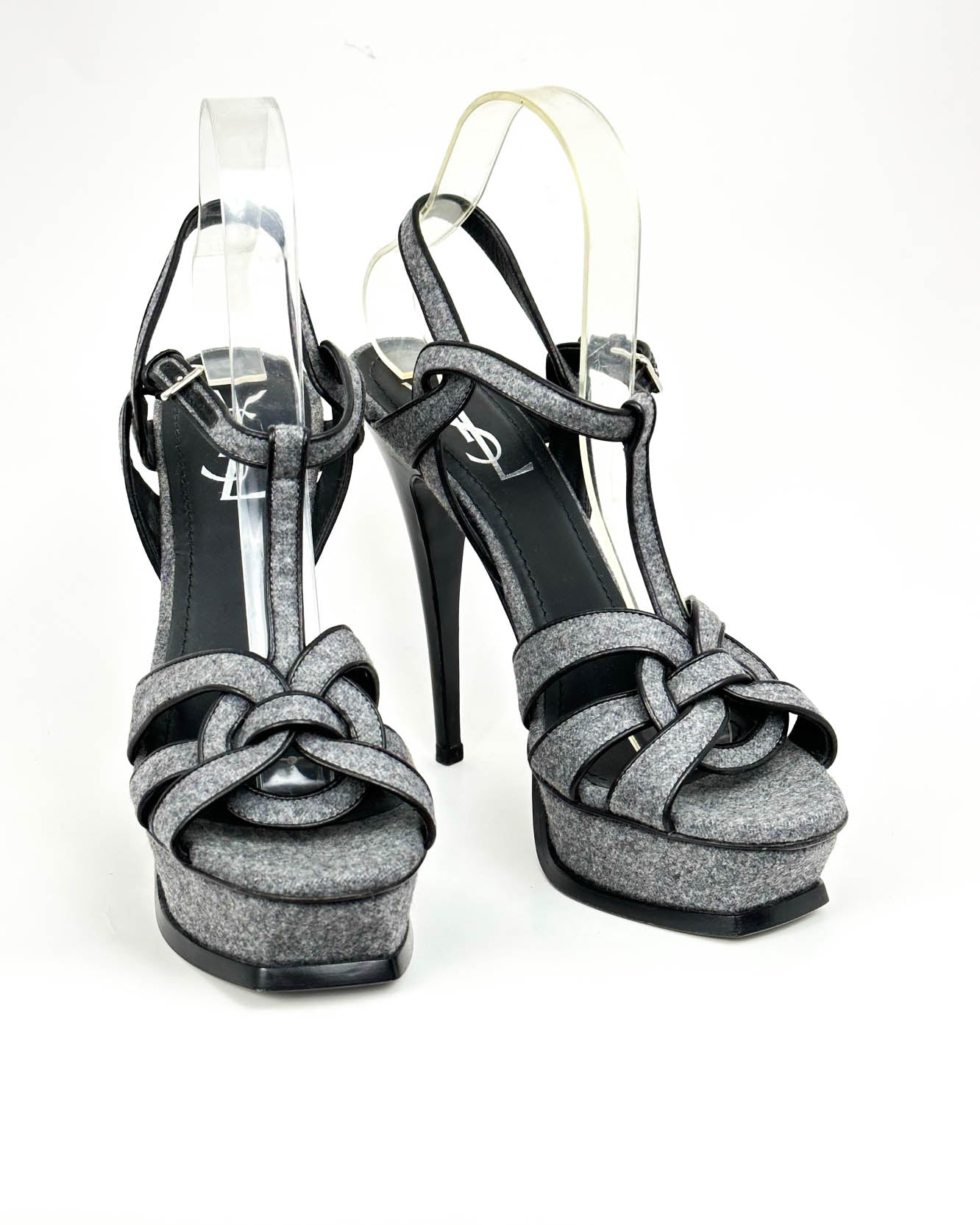 Saint Laurent Tribute Sandals- Size 38.5