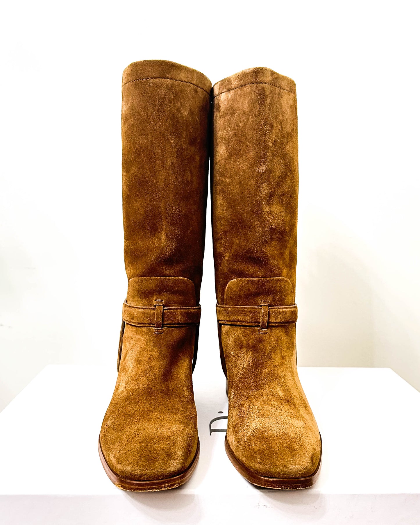 Christian Dior Suede Boots- Size 38.5