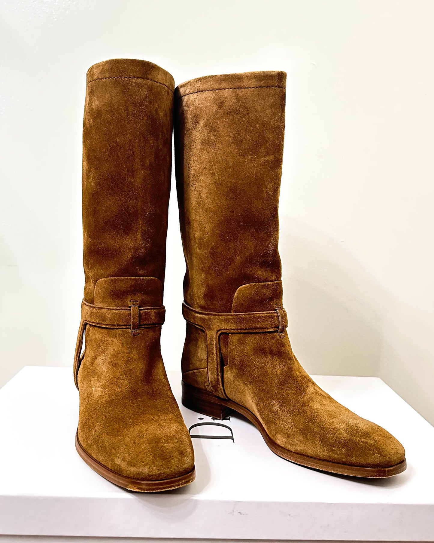 Christian Dior Suede Boots- Size 38.5