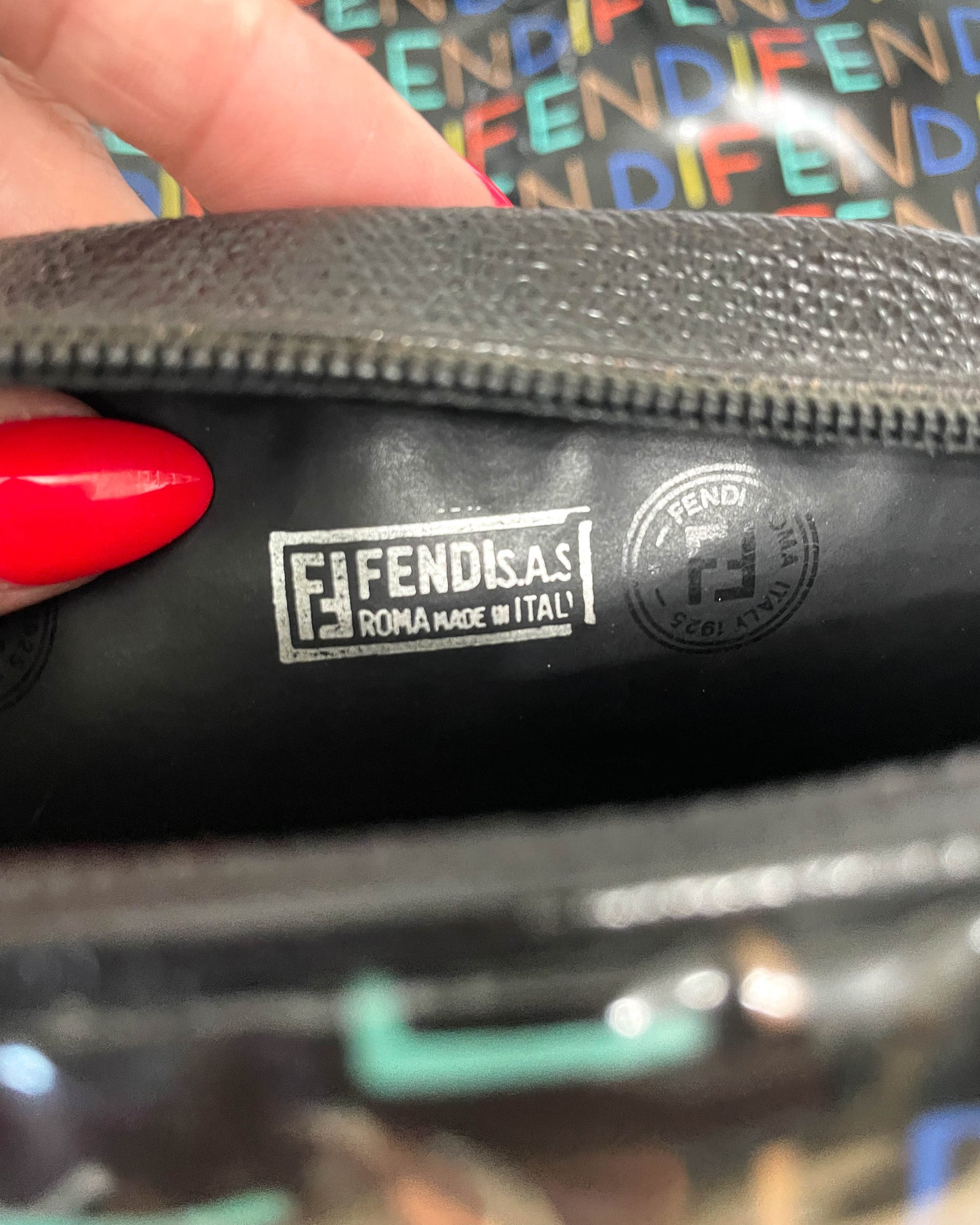 Fendi Vintage Crossbody PVC Bag