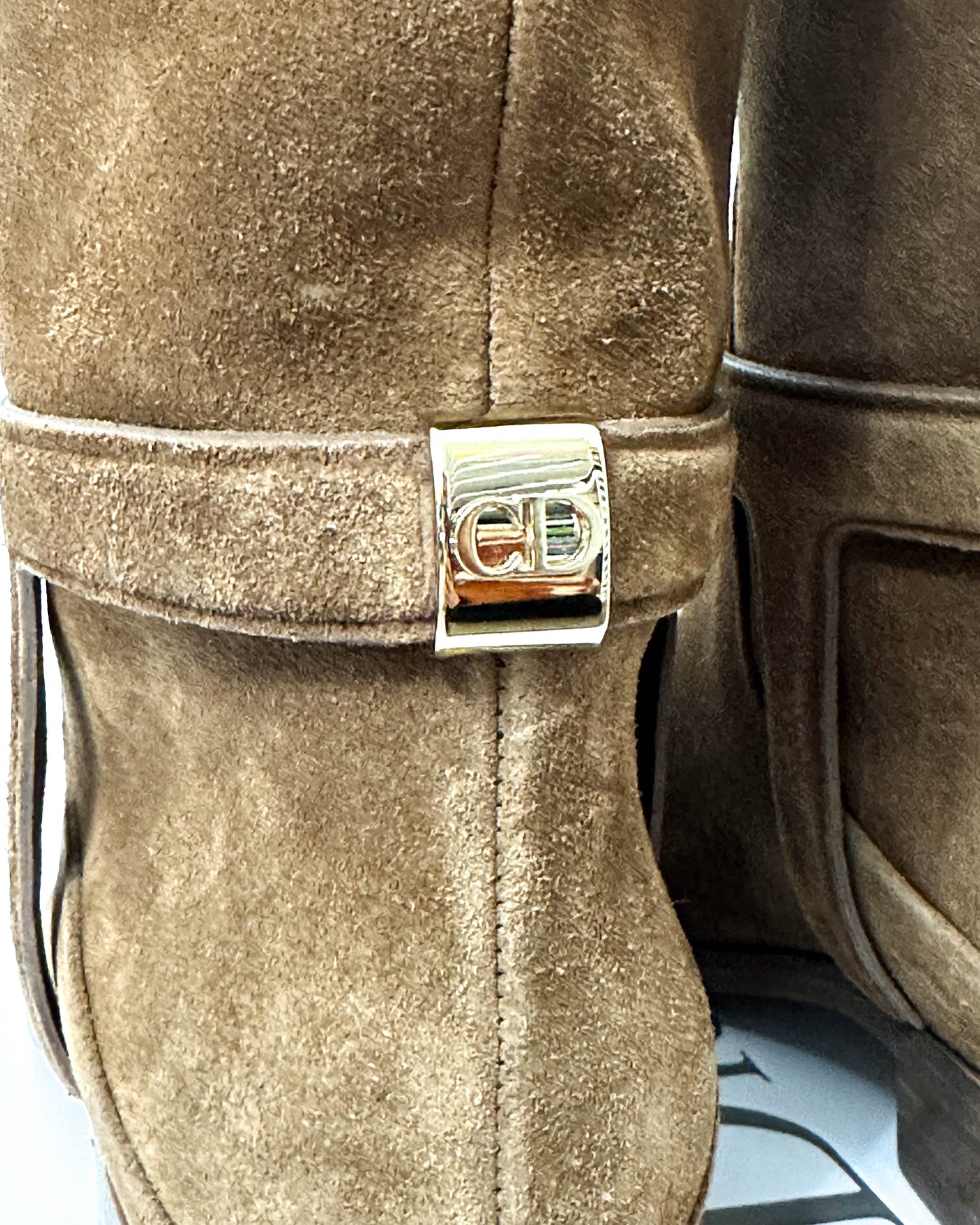 Christian Dior Suede Boots- Size 38.5