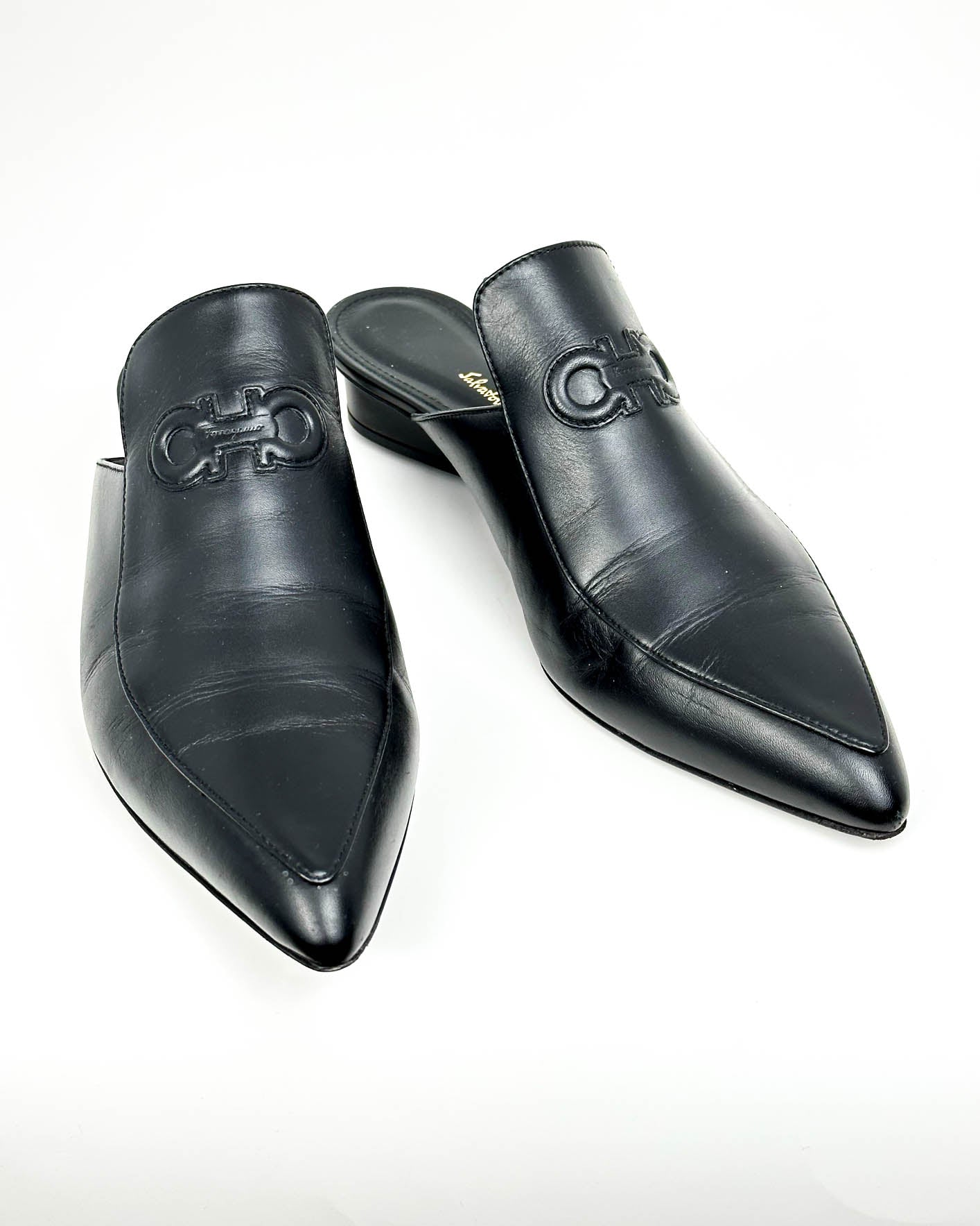 Salvatore Ferragamo Mules- Size 9.5
