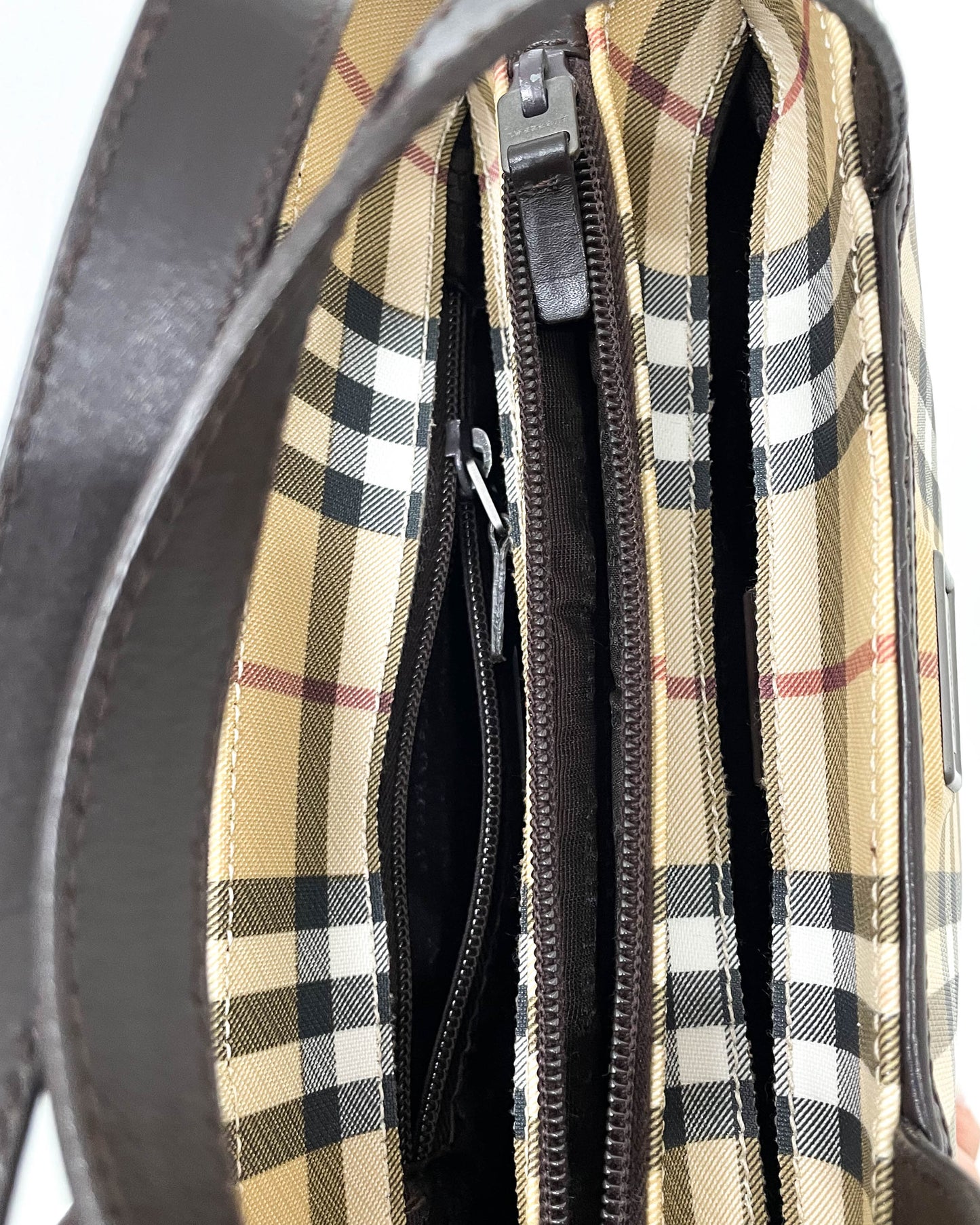 Burberry Beige Check Purse