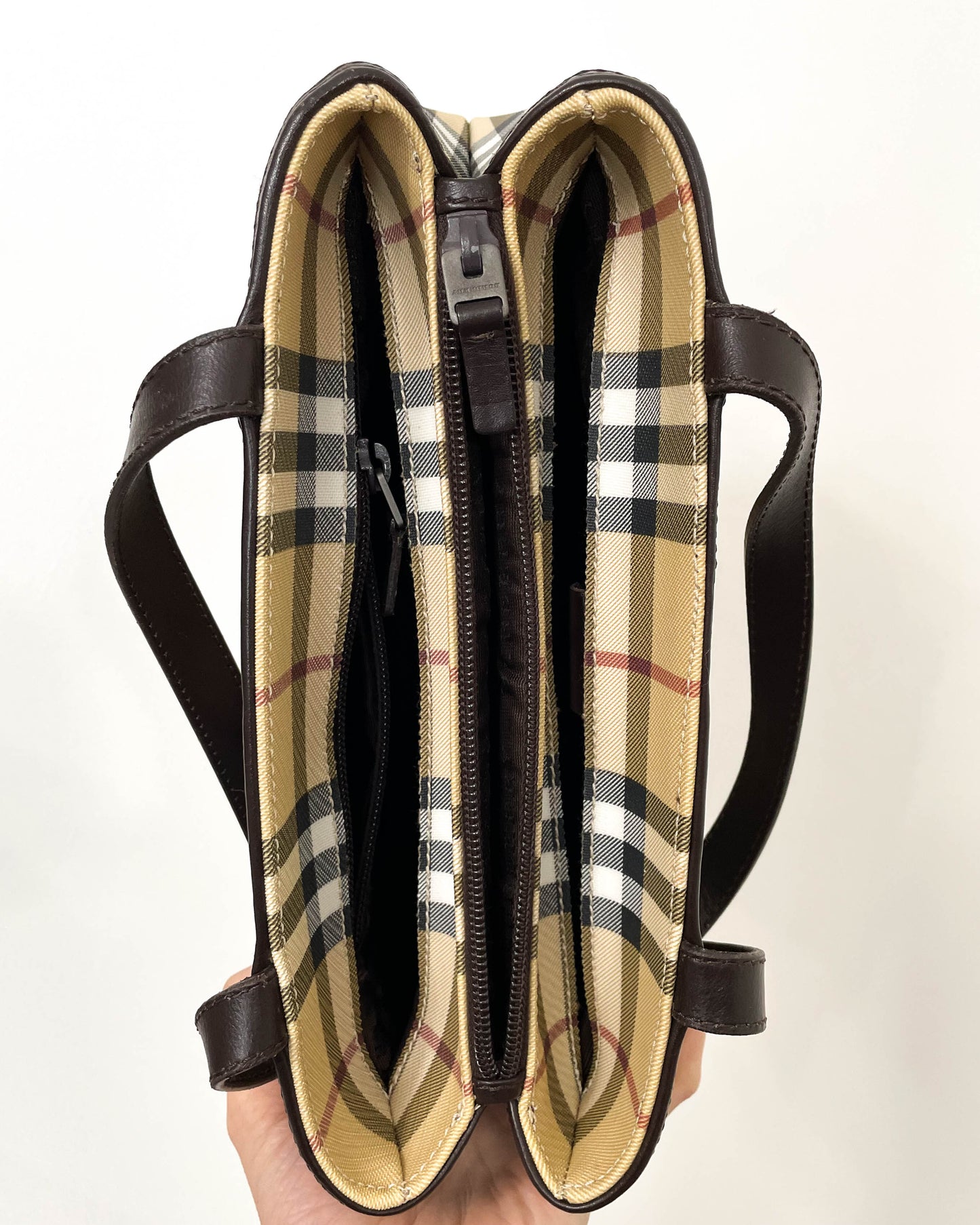Burberry Beige Check Purse