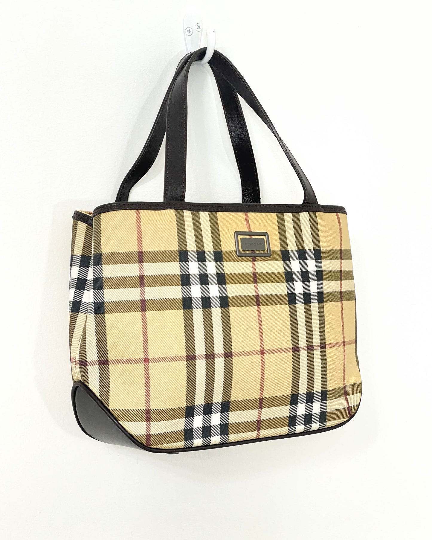 Burberry Beige Check Purse