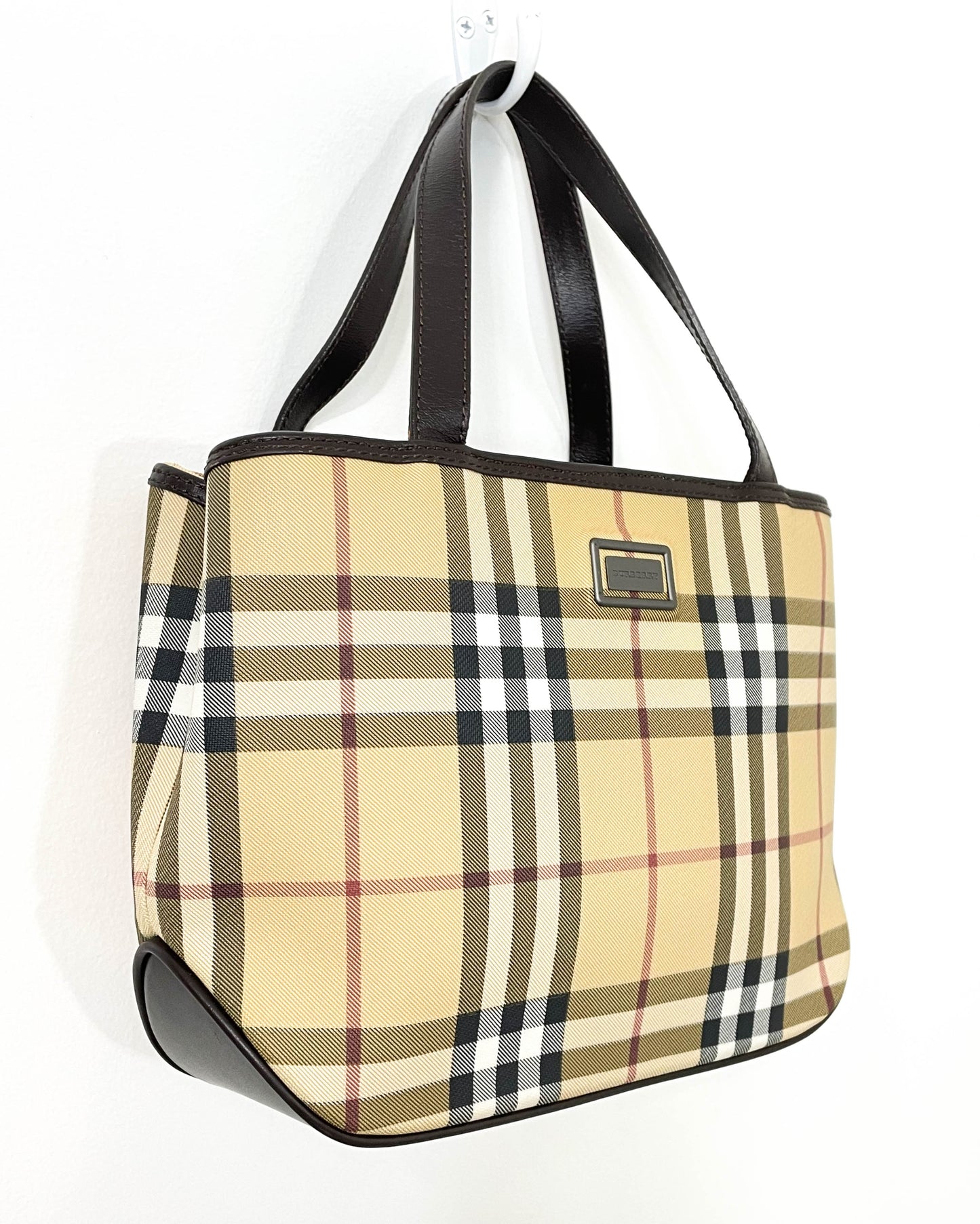 Burberry Beige Check Purse