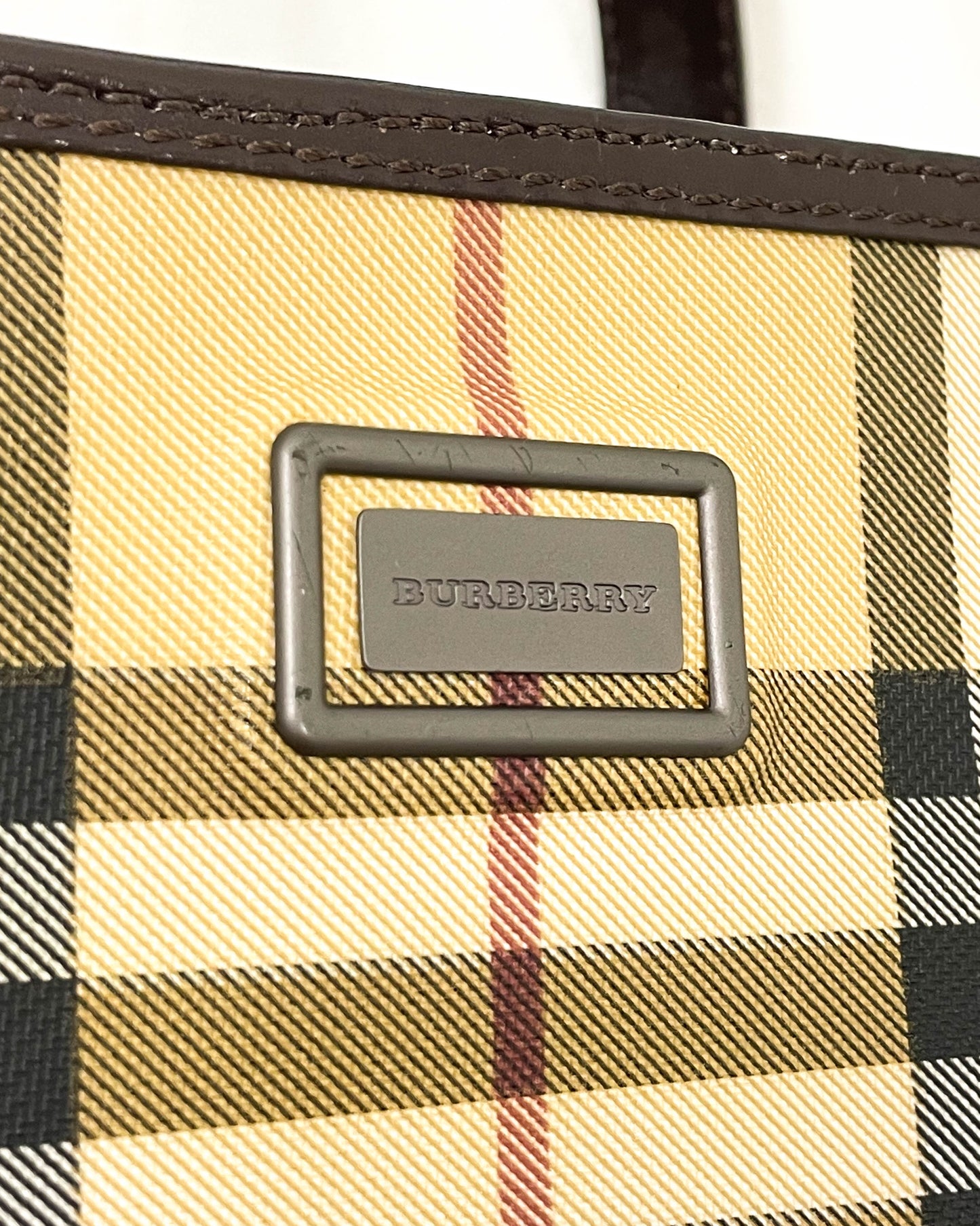 Burberry Beige Check Purse