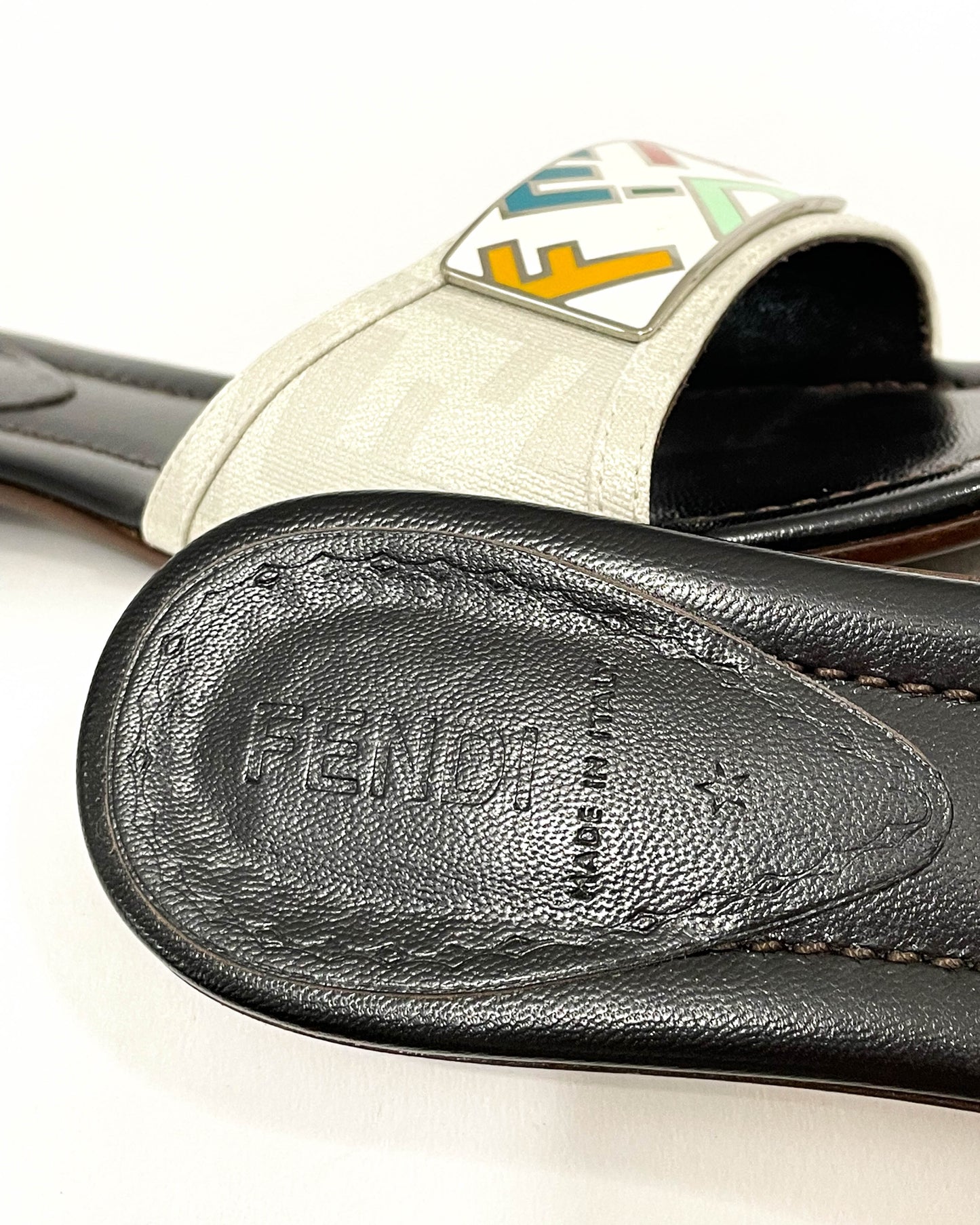 Fendi Signature Sandals - Size 38