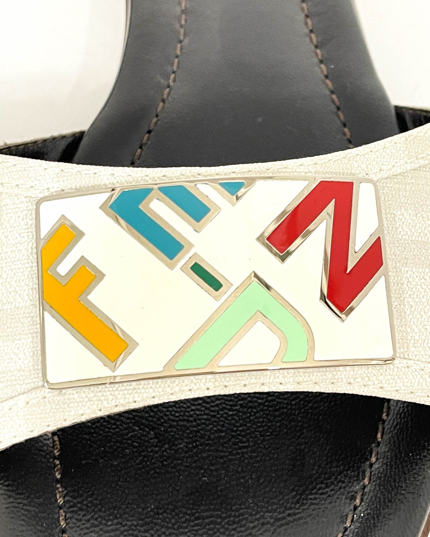 Fendi Signature Sandals - Size 38