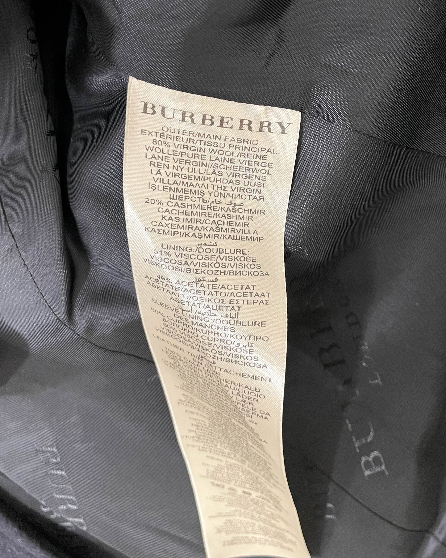 Burberry Jacket with Removable Collar- Size 2