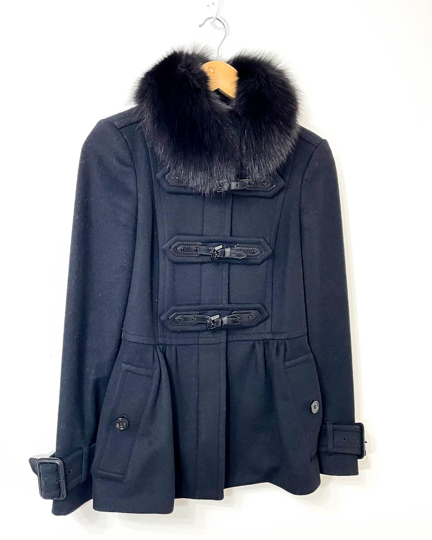 Burberry Jacket with Removable Collar- Size 2