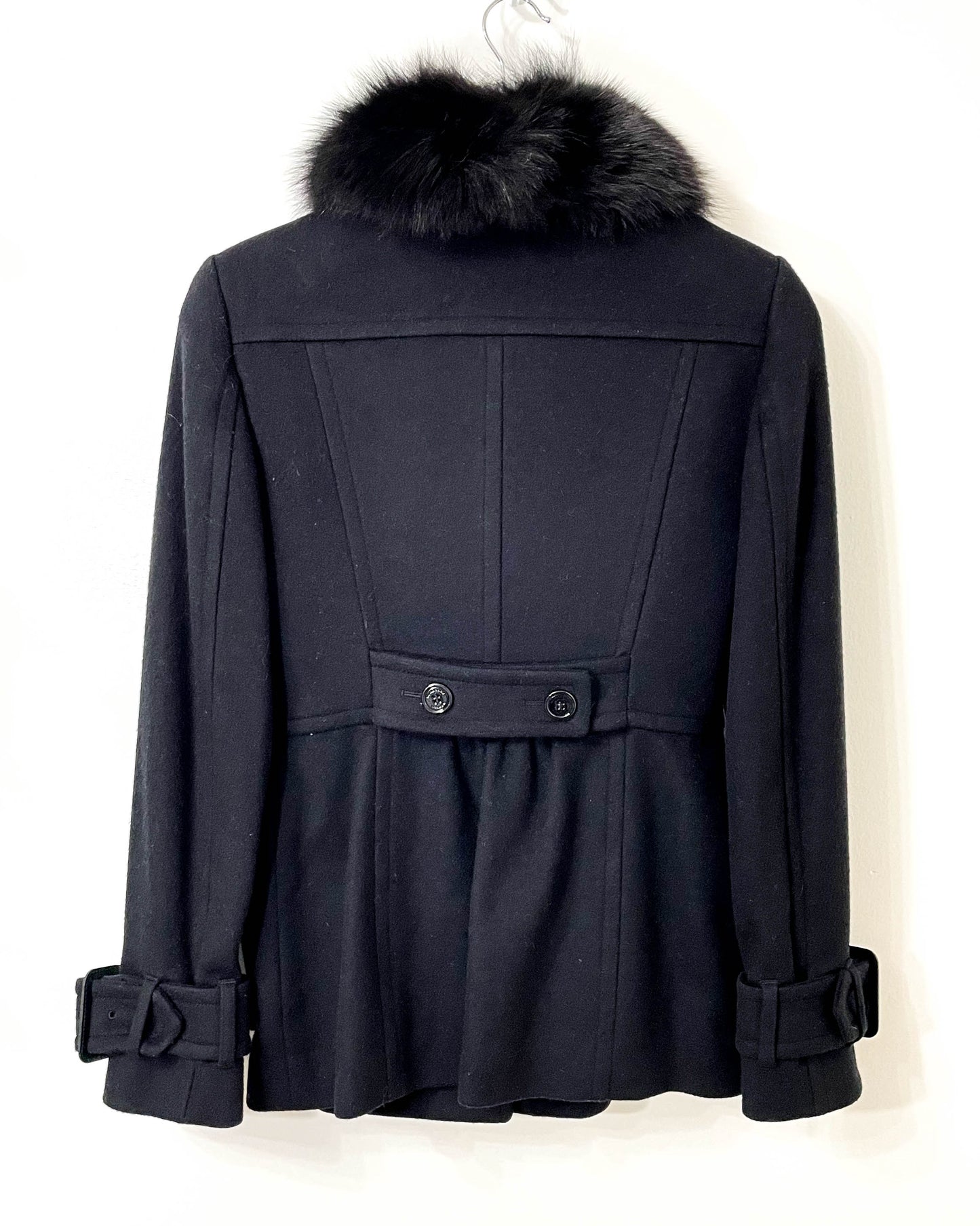 Burberry Jacket with Removable Collar- Size 2
