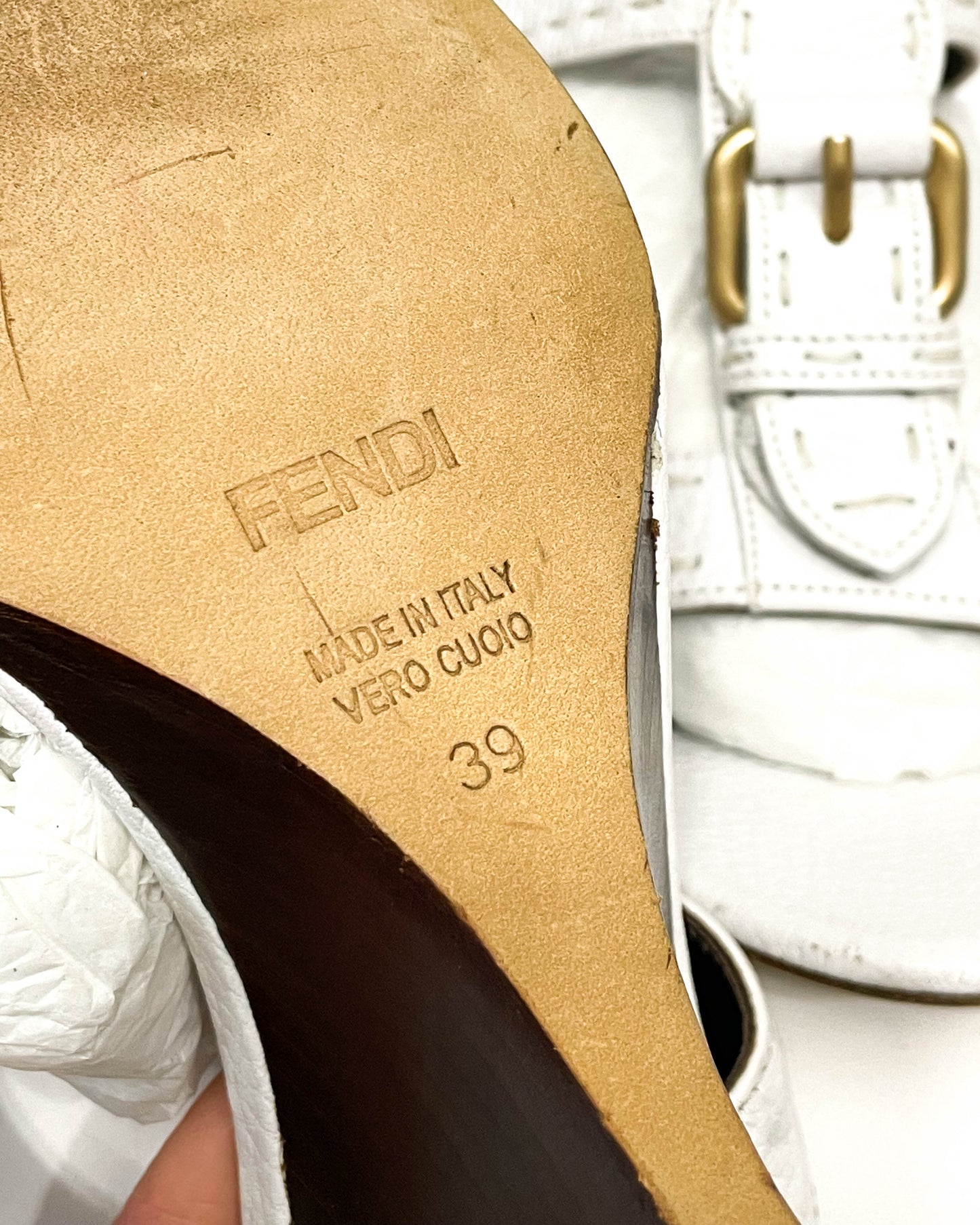 Fendi Wedge Sandals- Size 39