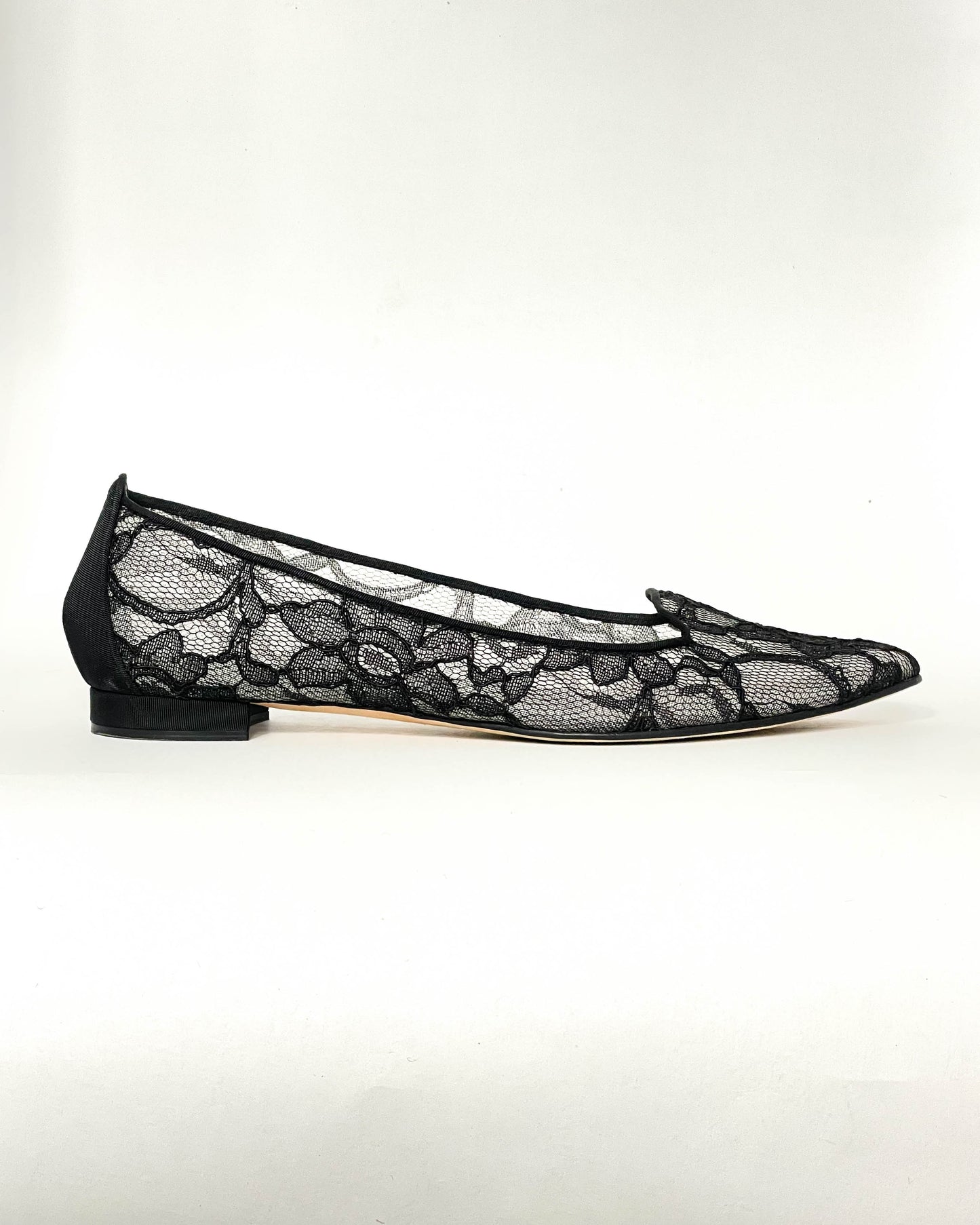 Manolo Blahnik Lace Flats - Size 38.5