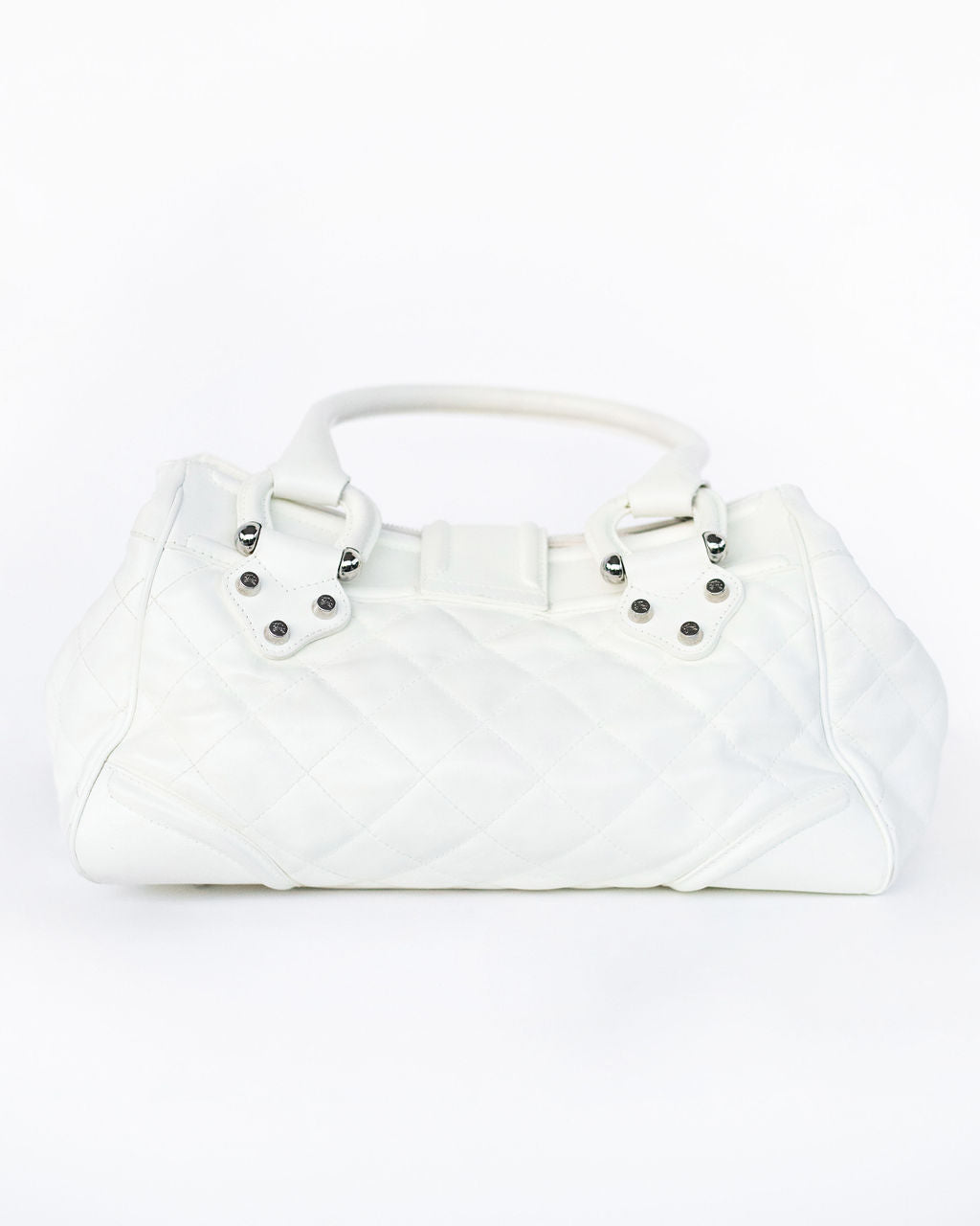 Burberry Quilted White Purse