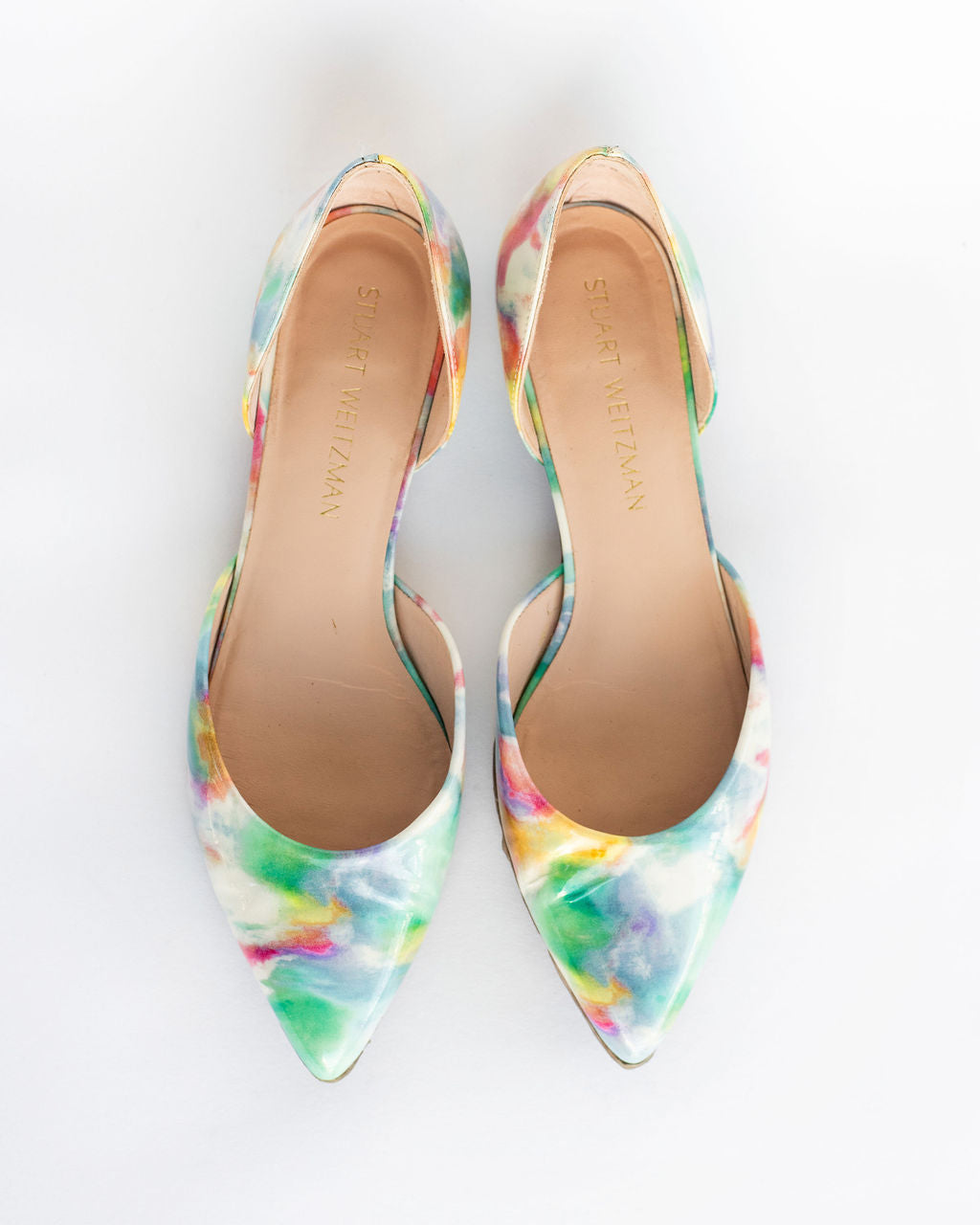 Stuart Weitzman Twodays patent leather flats - Size 8