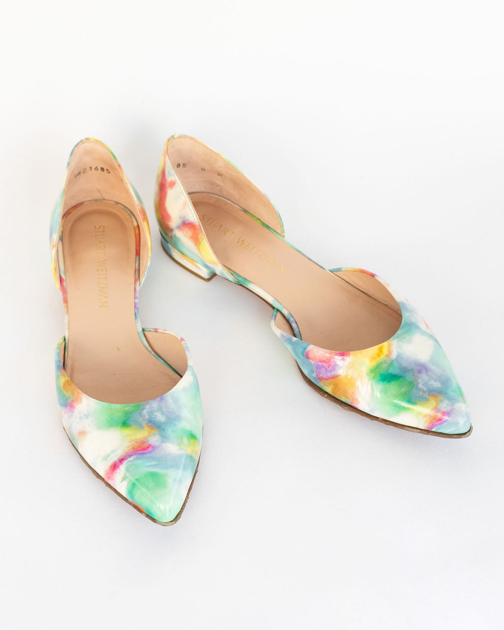Stuart Weitzman Twodays patent leather flats - Size 8