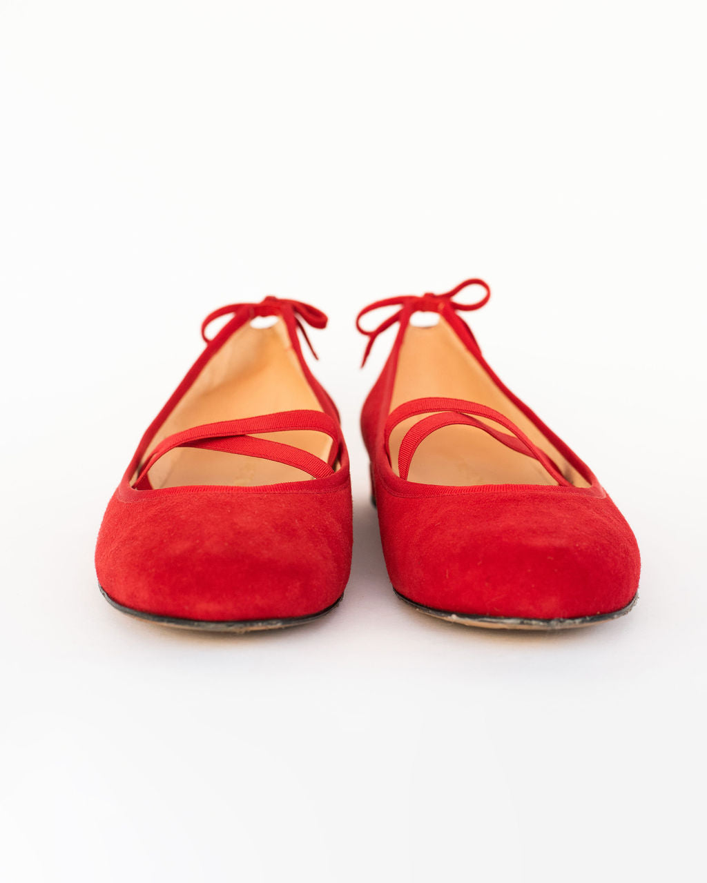 Stuart Weitzman Bolshoi Suede Ballet Flats - Sizes 9