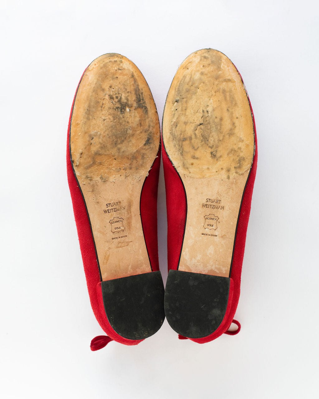 Stuart Weitzman Bolshoi Suede Ballet Flats - Sizes 9