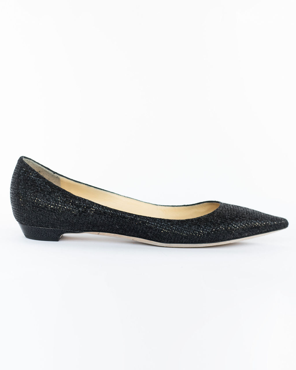 Jimmy choo glitter on sale flat