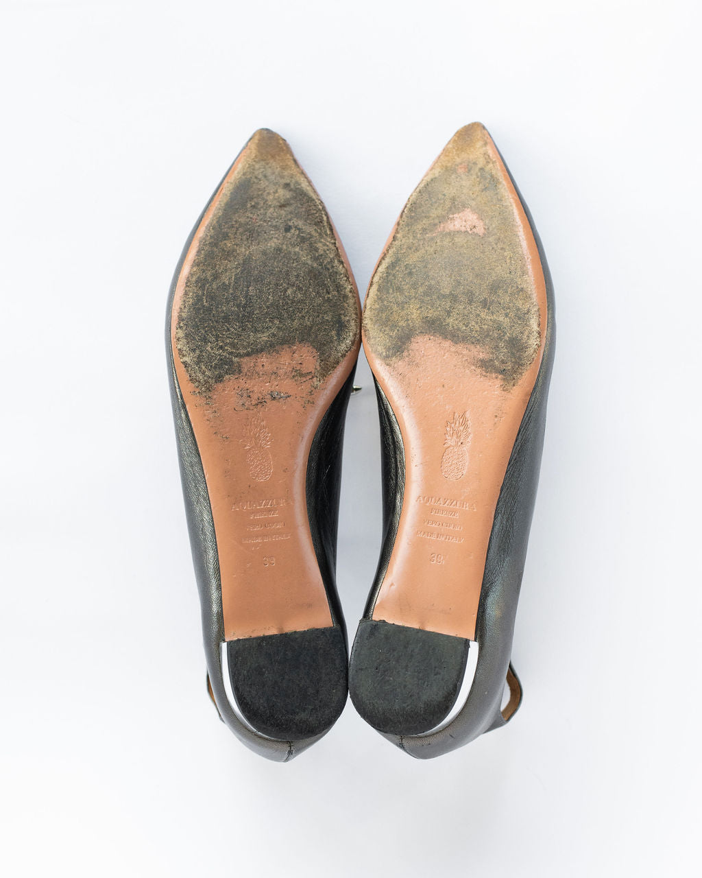 Aquazzura Christy Lace-up Flats - Size 39