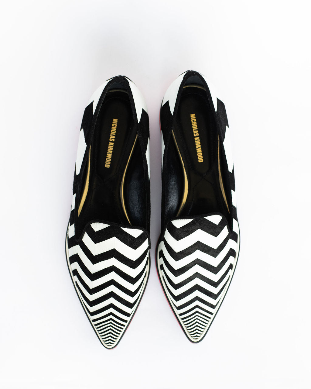 Nicholas Kirkwood Chevron Sneakers - Size 38