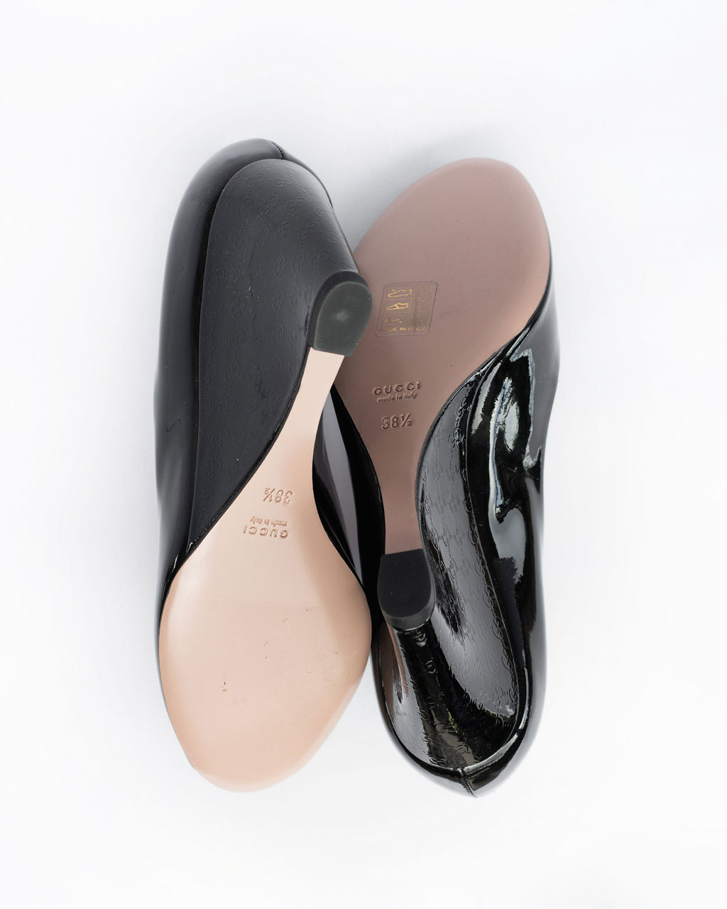 Gucci Patent Leather Wedges- Size 38.5