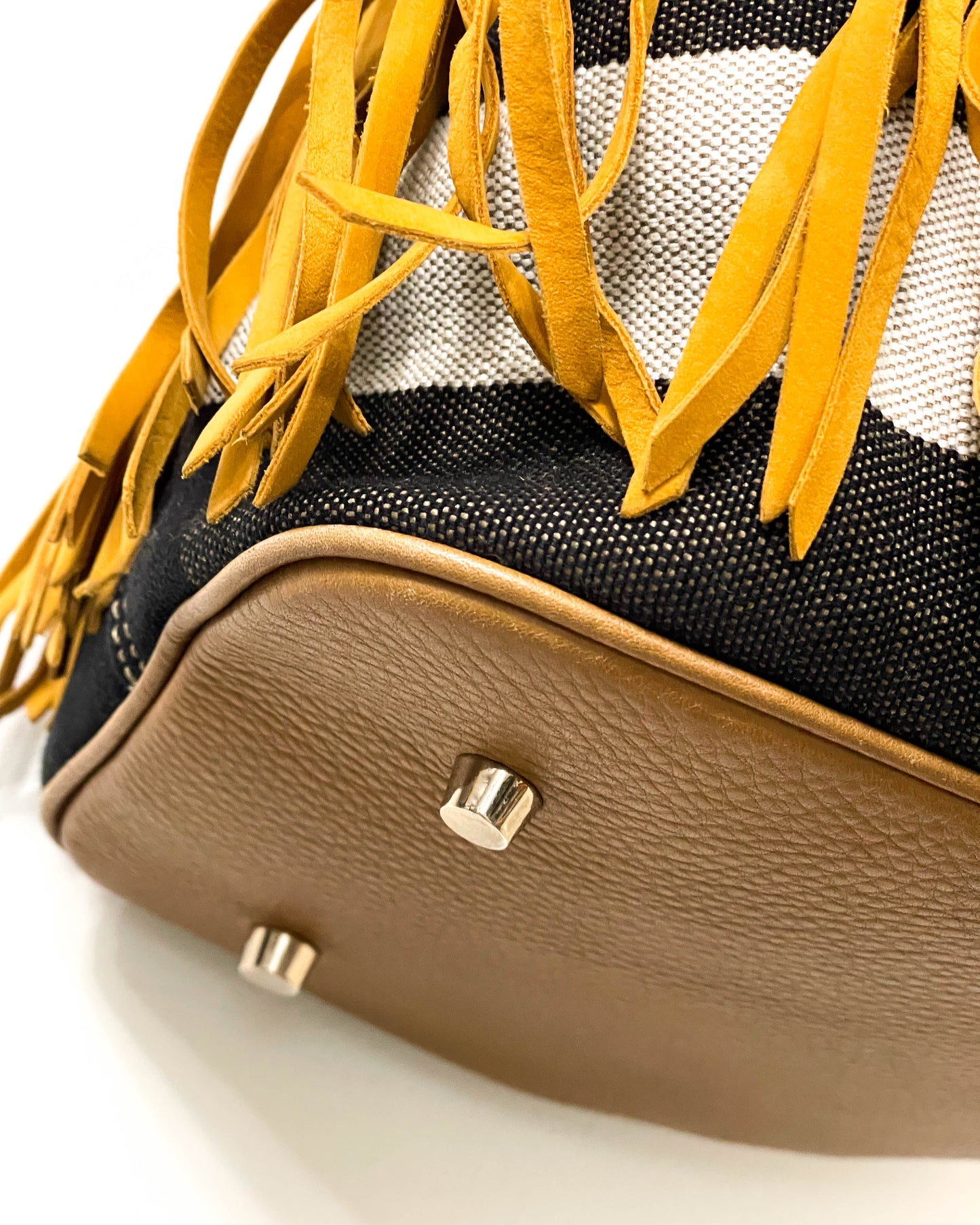 Burberry Susanna Fringe Bag with Pouch