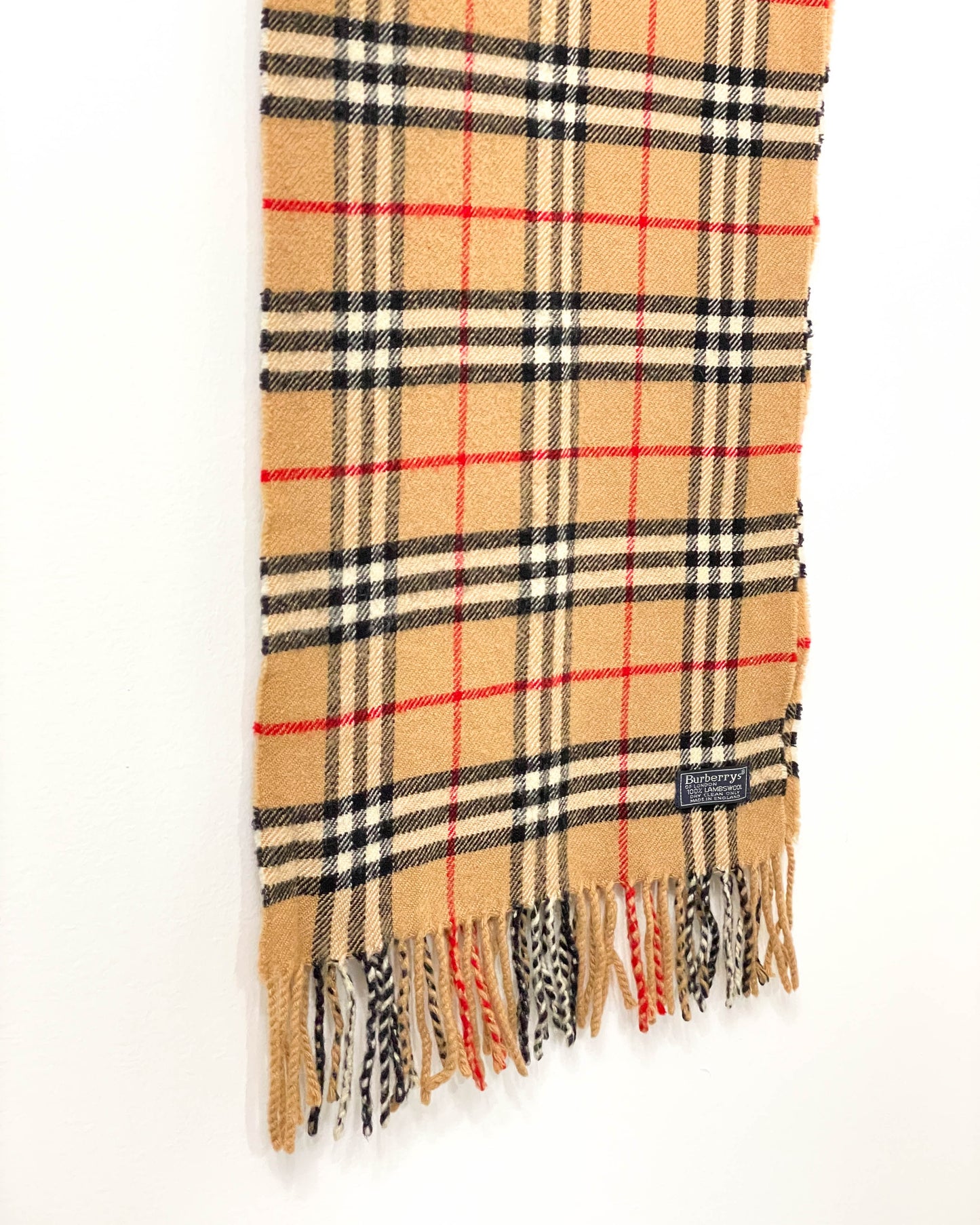 Burberry Lambswool Vintage Scarf