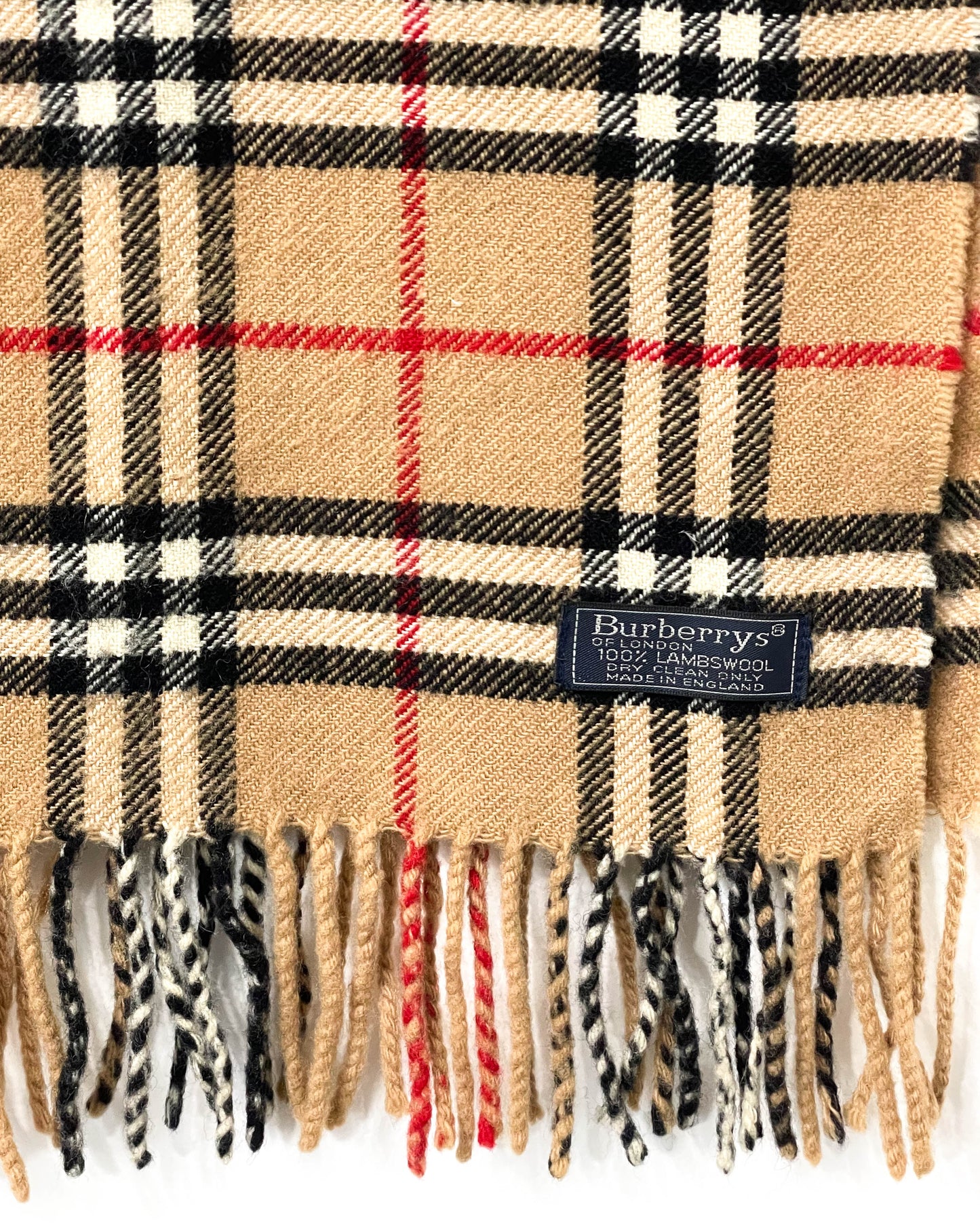 Burberry Lambswool Vintage Scarf