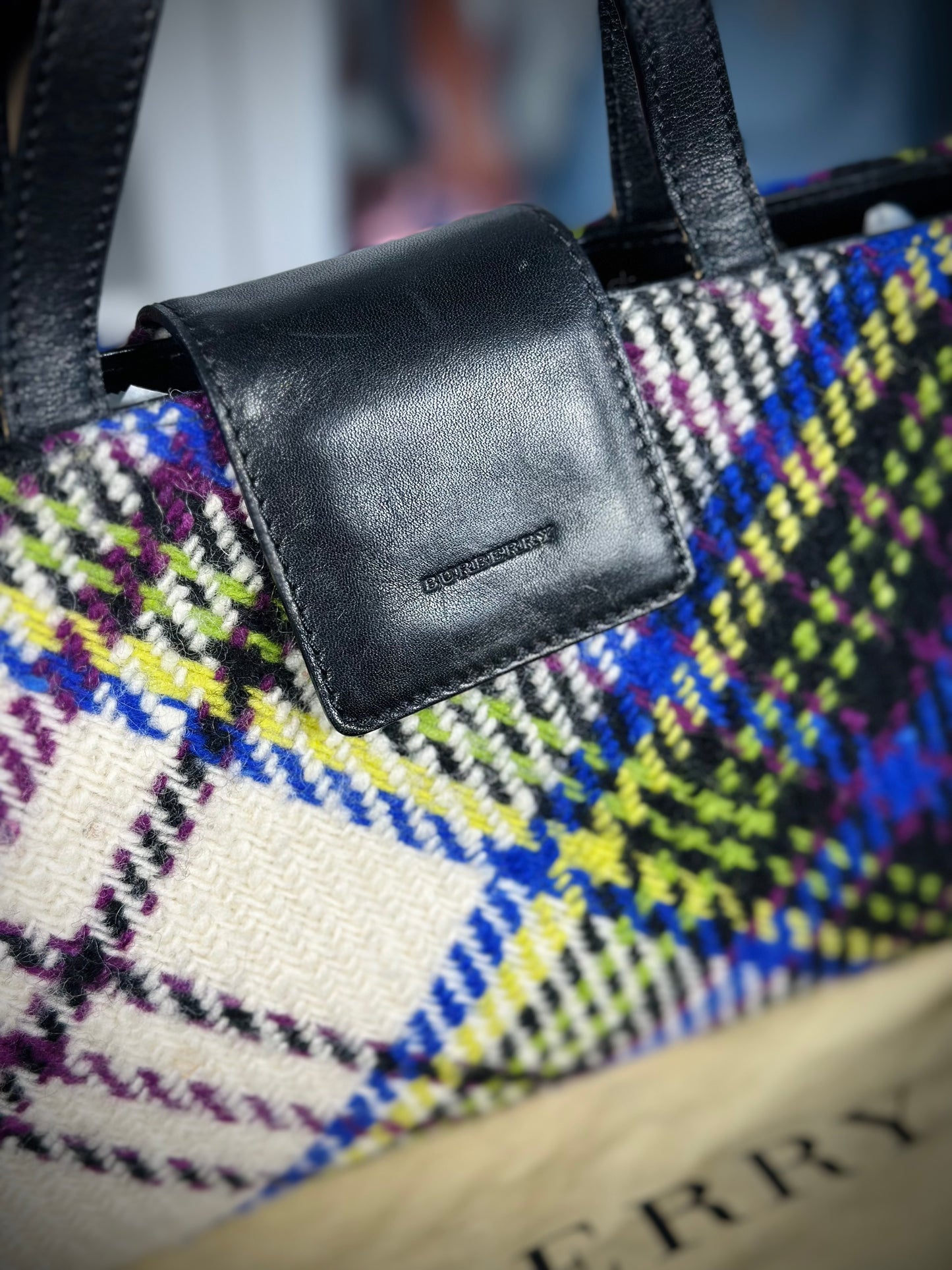 Burberry Wool Hand Bag