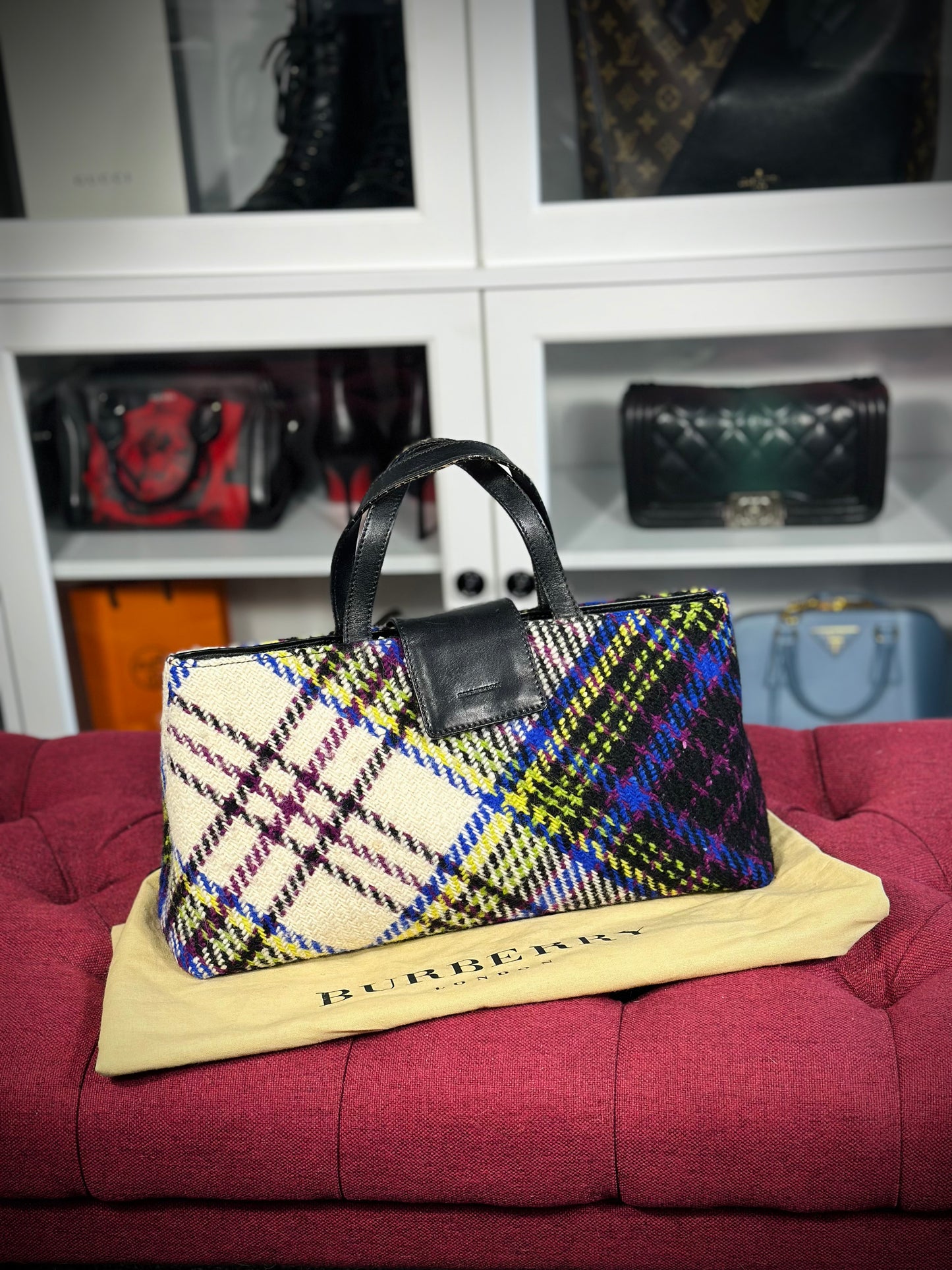 Burberry Wool Hand Bag