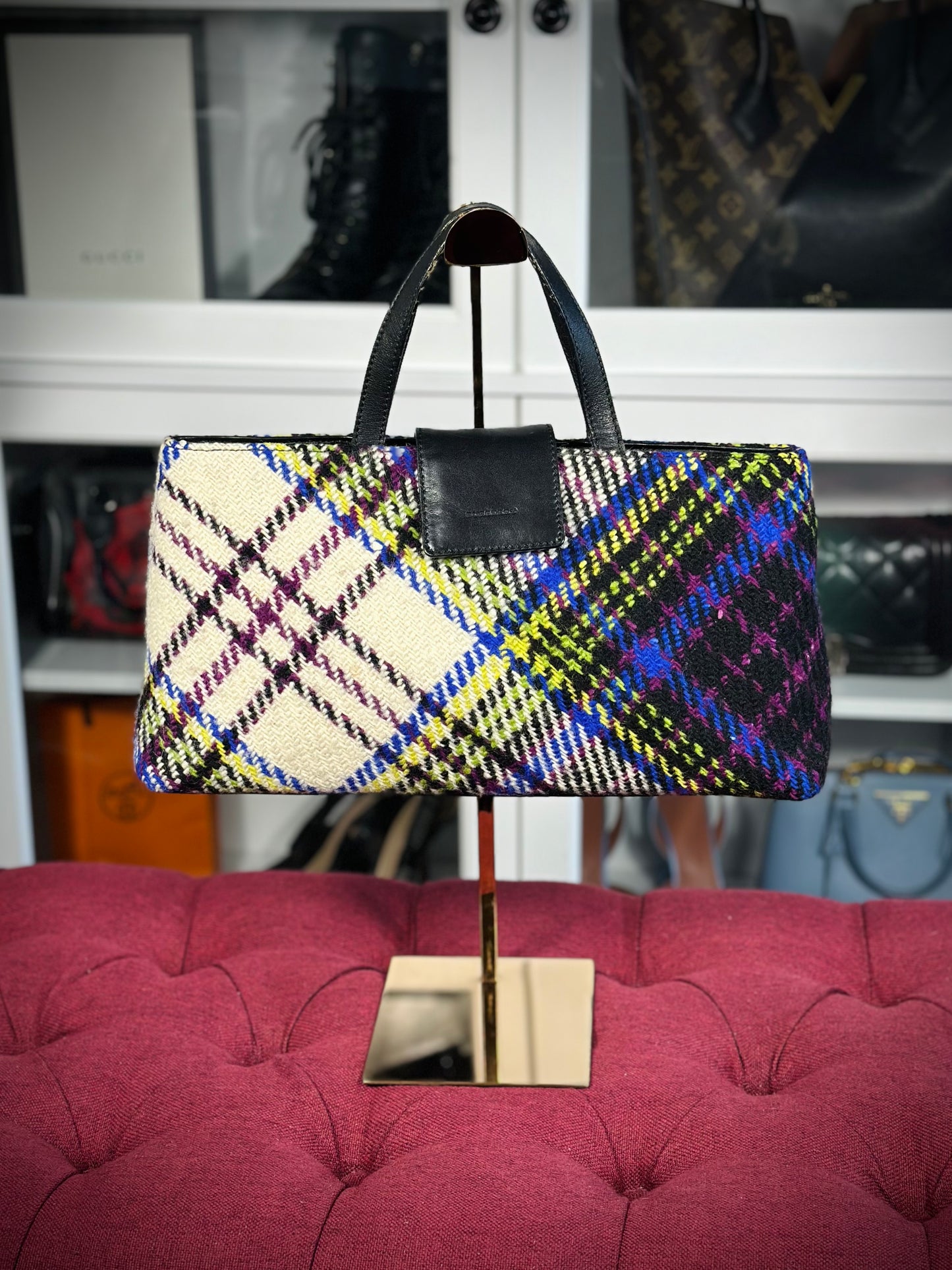 Burberry Wool Hand Bag
