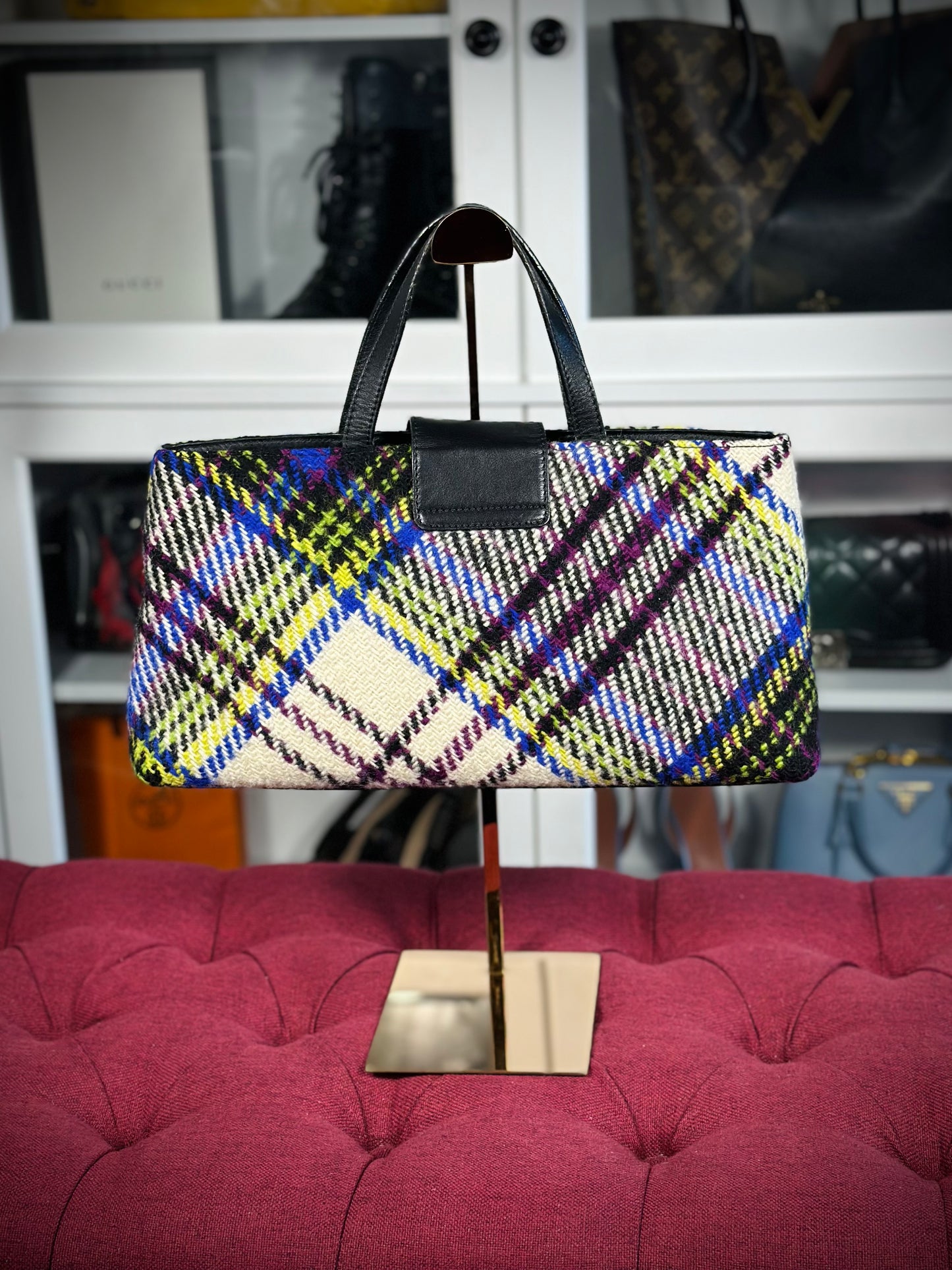 Burberry Wool Hand Bag
