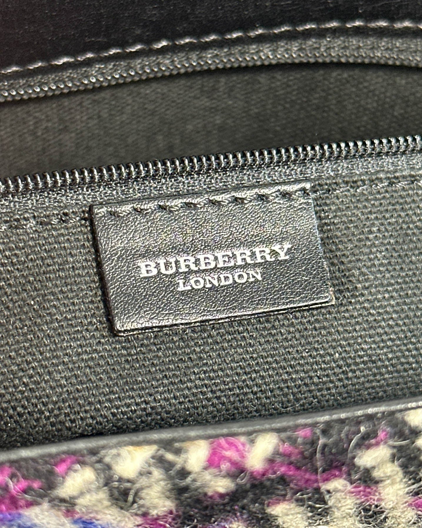 Burberry Wool Hand Bag