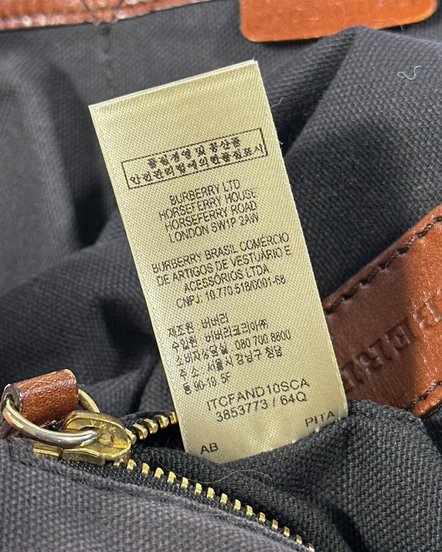 Burberry Check Bag