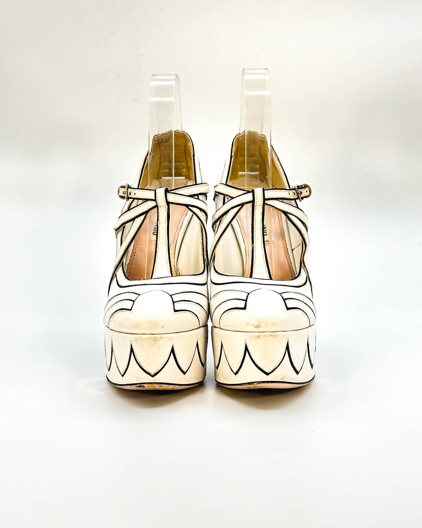 Miu Miu Platform Pumps - Size 37.5