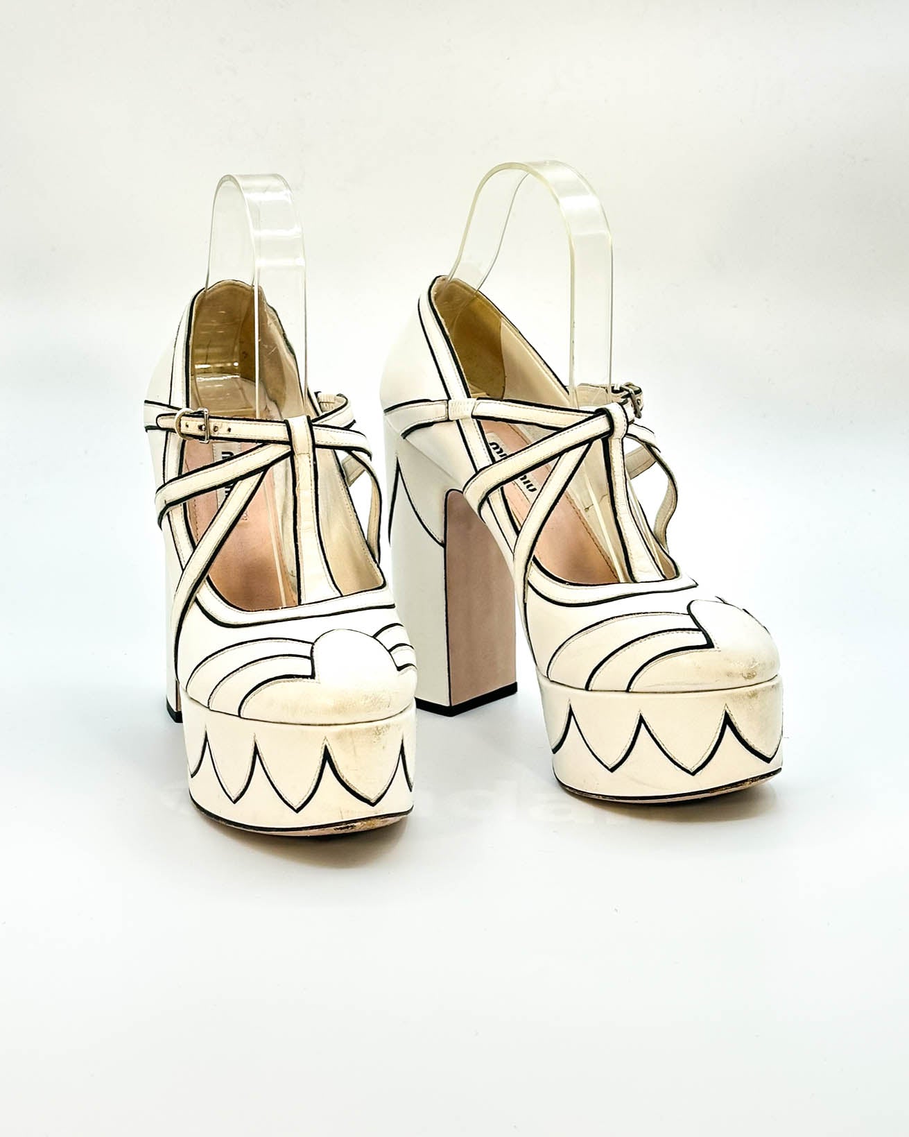Miu Miu Platform Pumps - Size 37.5