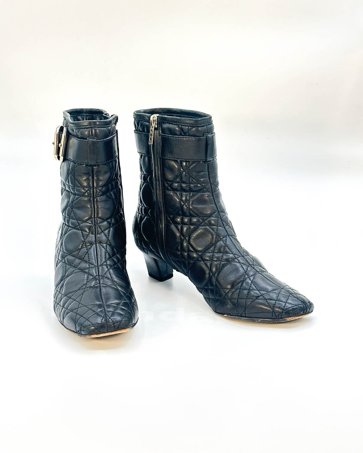 Christian Dior Cannage Boots- Size 37.5