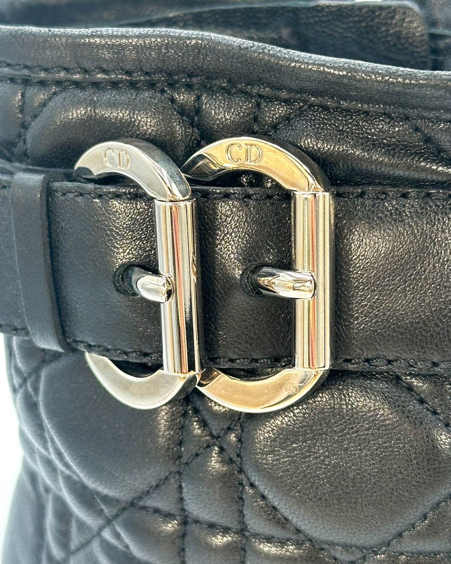 Christian Dior Cannage Boots- Size 37.5