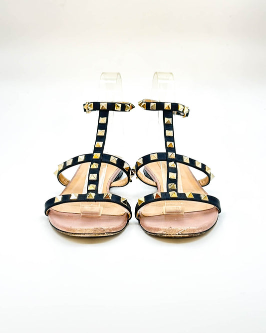 Valentino Rockstud Sandals- Size 38
