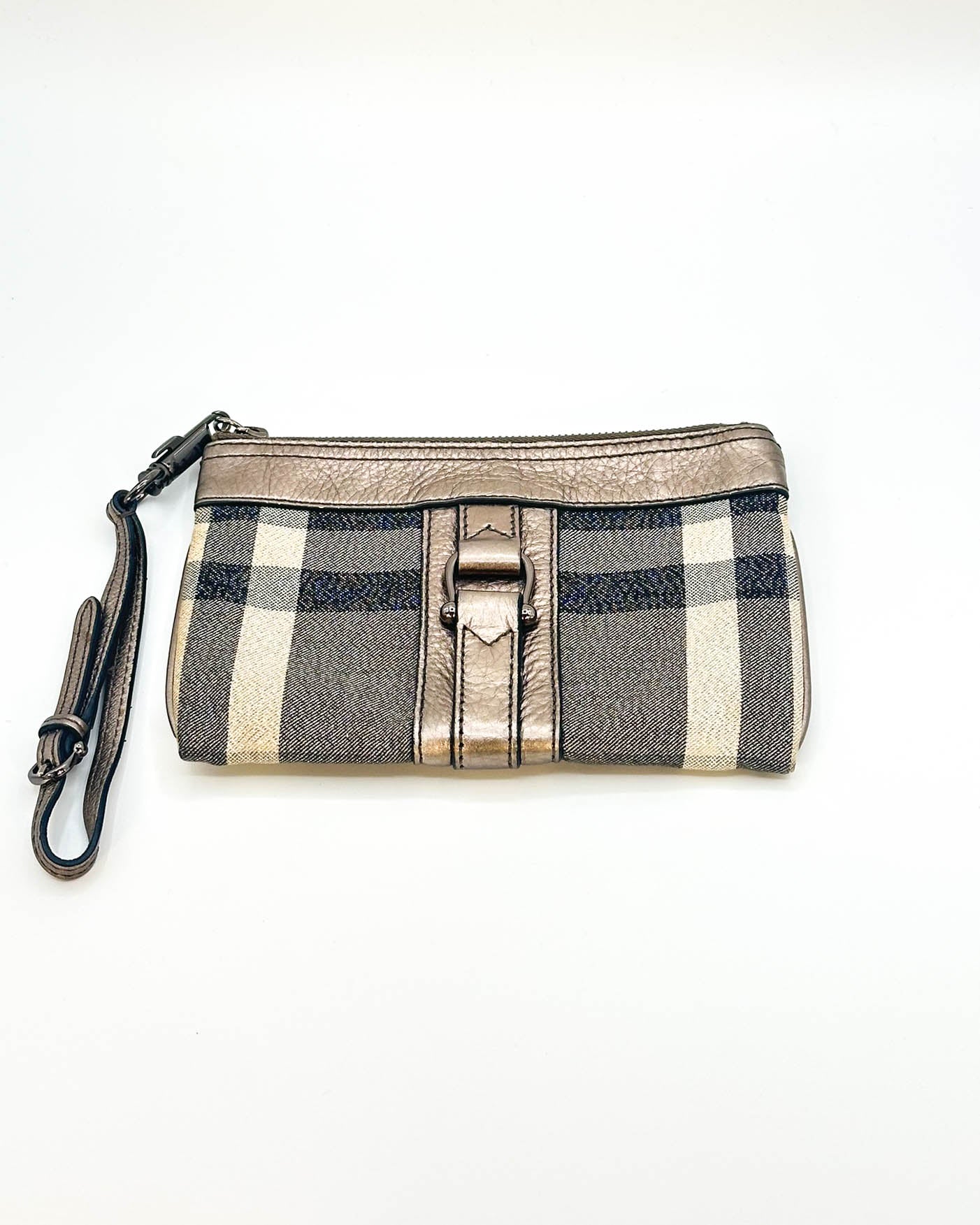 Burberry Metallic Clutch/Wristlet