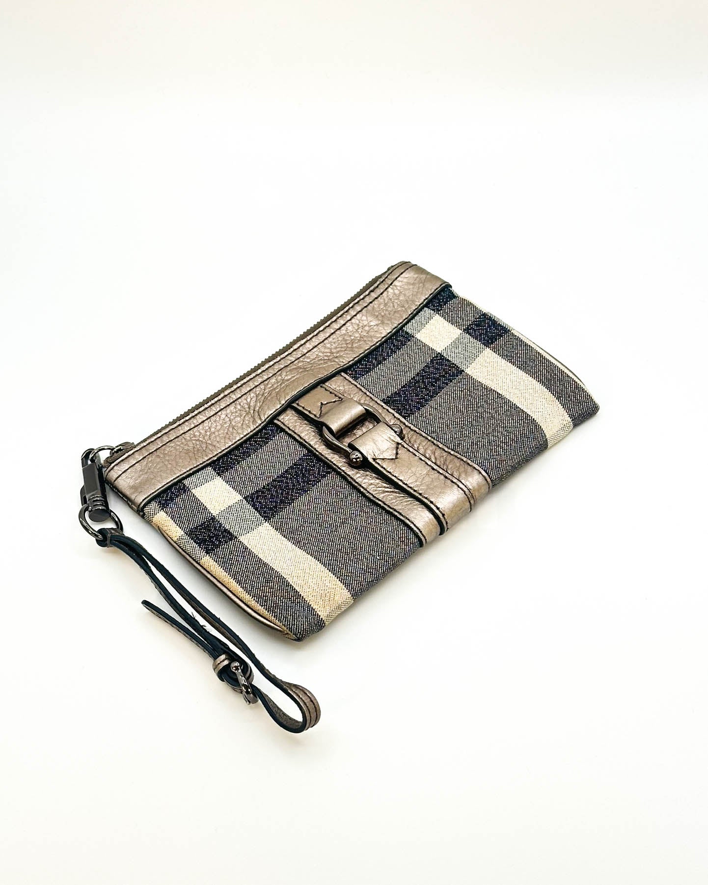 Burberry Metallic Clutch/Wristlet