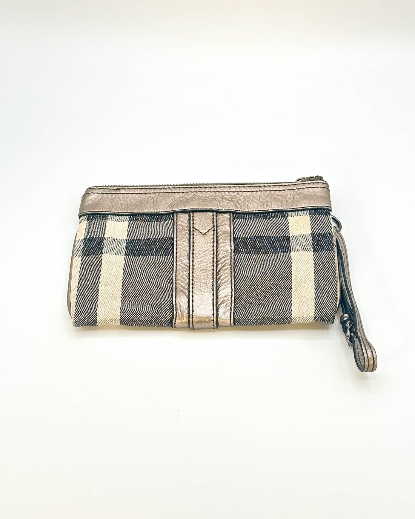 Burberry Metallic Clutch/Wristlet