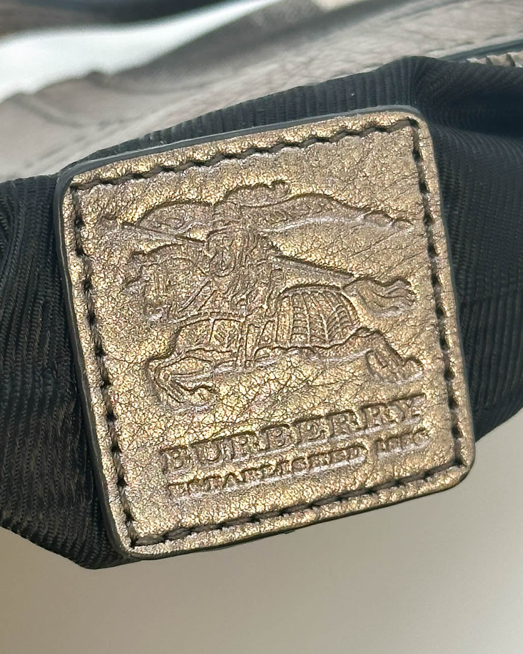 Burberry Metallic Clutch/Wristlet